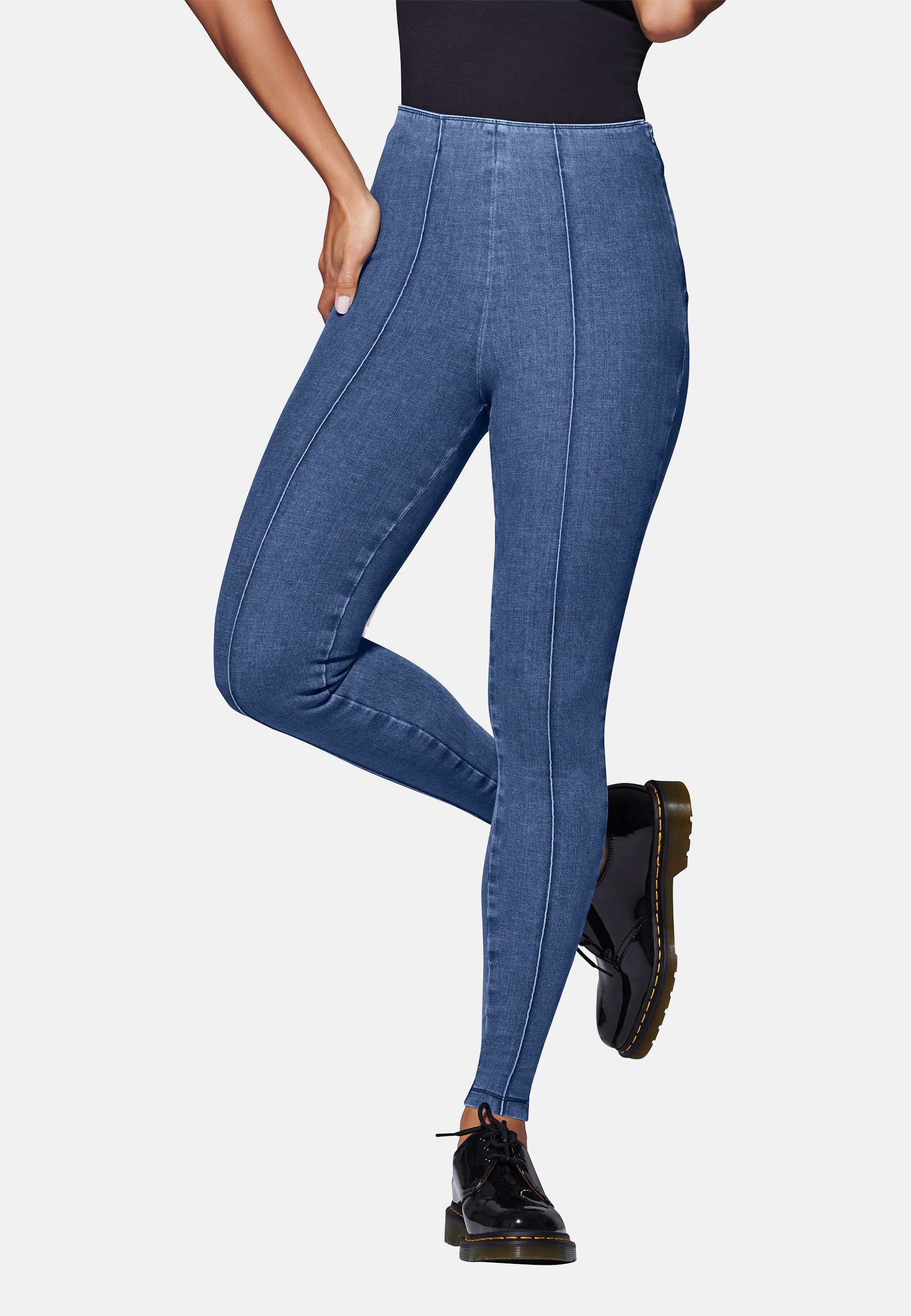 ITEM m6 Relaxhose Clean High Rise Shape-Effekt, modelliert Bein, Po und Hüfte, formstabil, bequem