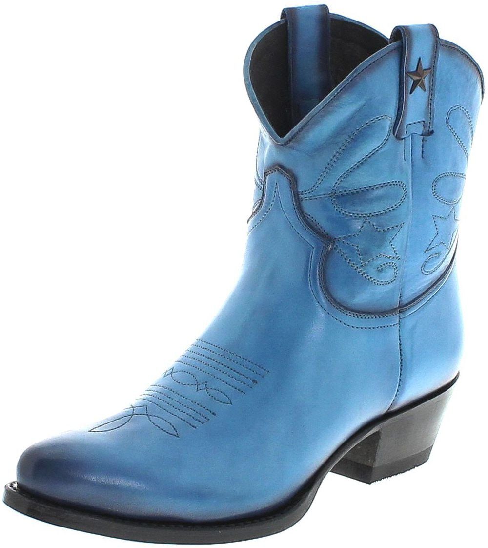 Mayura Boots »2374 Damen Westernstiefelette Blau« Stiefelette