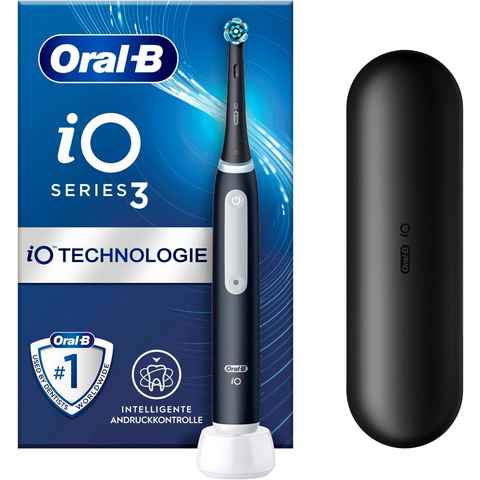 Oral-B Elektrische Zahnbürste iO Series 3, Aufsteckbürsten: 1 St., Magnet-Technologie