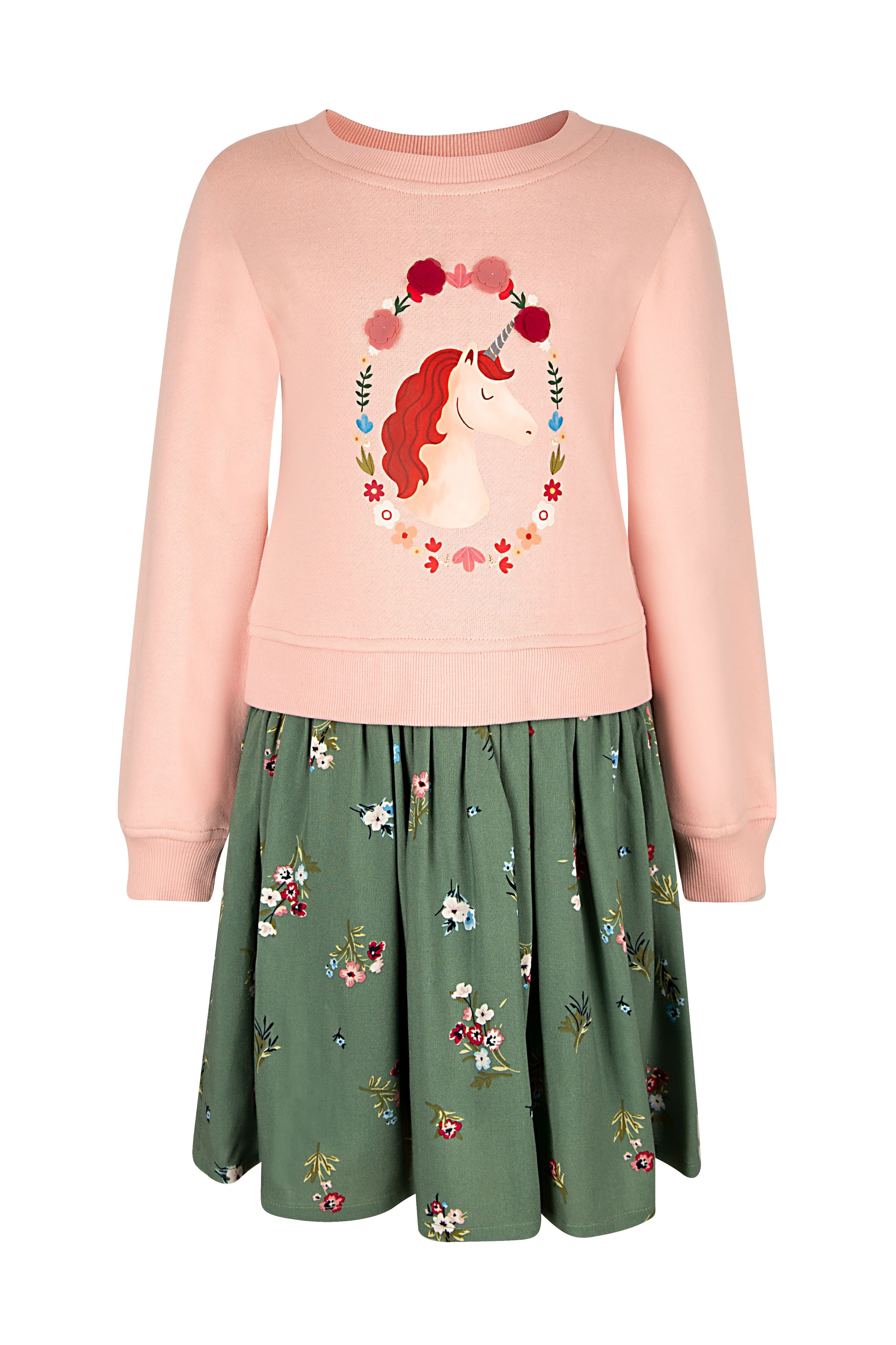 happy girls Midikleid