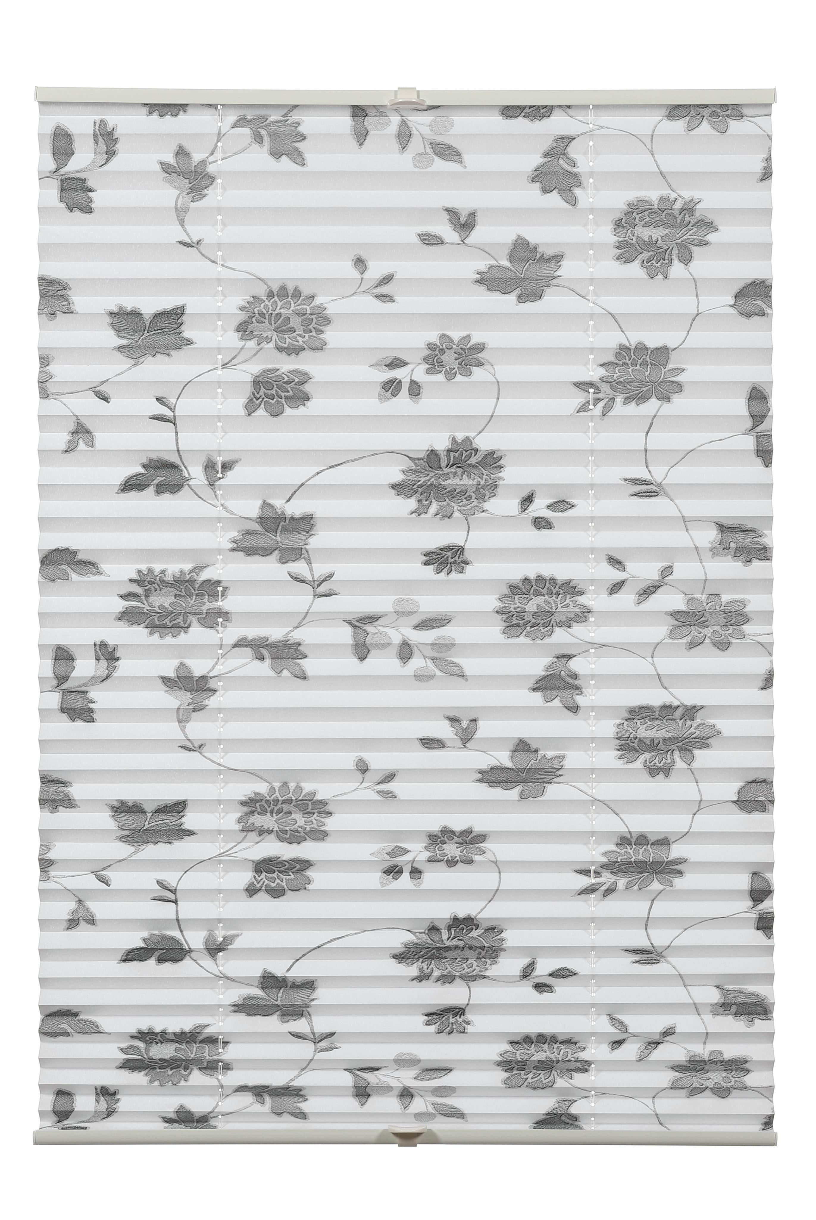 Doppelrollo Gardinia, Plissee concept blüte 50x130, 50 x 130 cm
