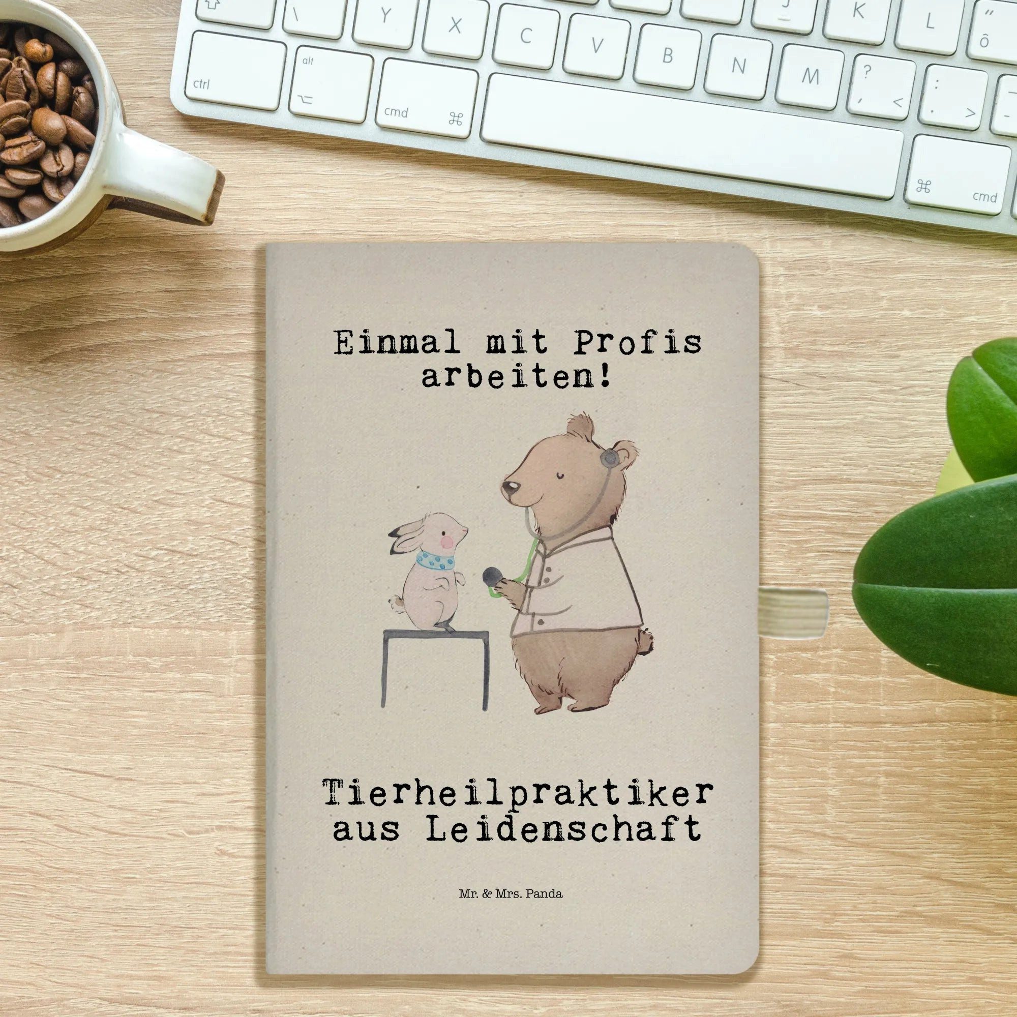 Thumbnail - Mr. & Mrs. Panda Notizbuch Tierheilpraktiker Leidenschaft - Transparent - Geschenk, A5 Skizzenbu Mr. & Mrs. Panda, Hochw...