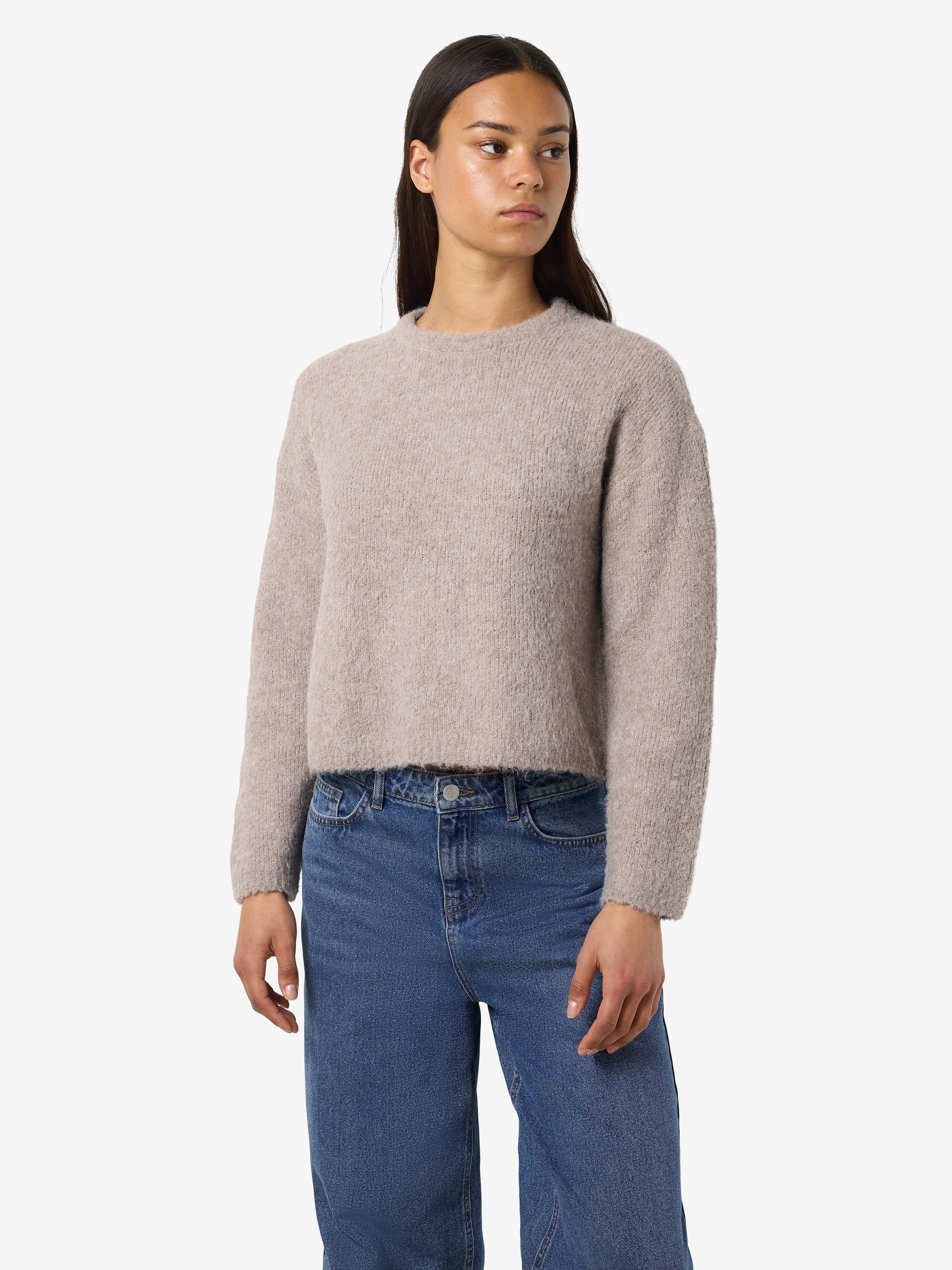 Noisy may Rundhalspullover NMDOLLY L/S O-NECK KNIT FWD NOOS günstig online kaufen