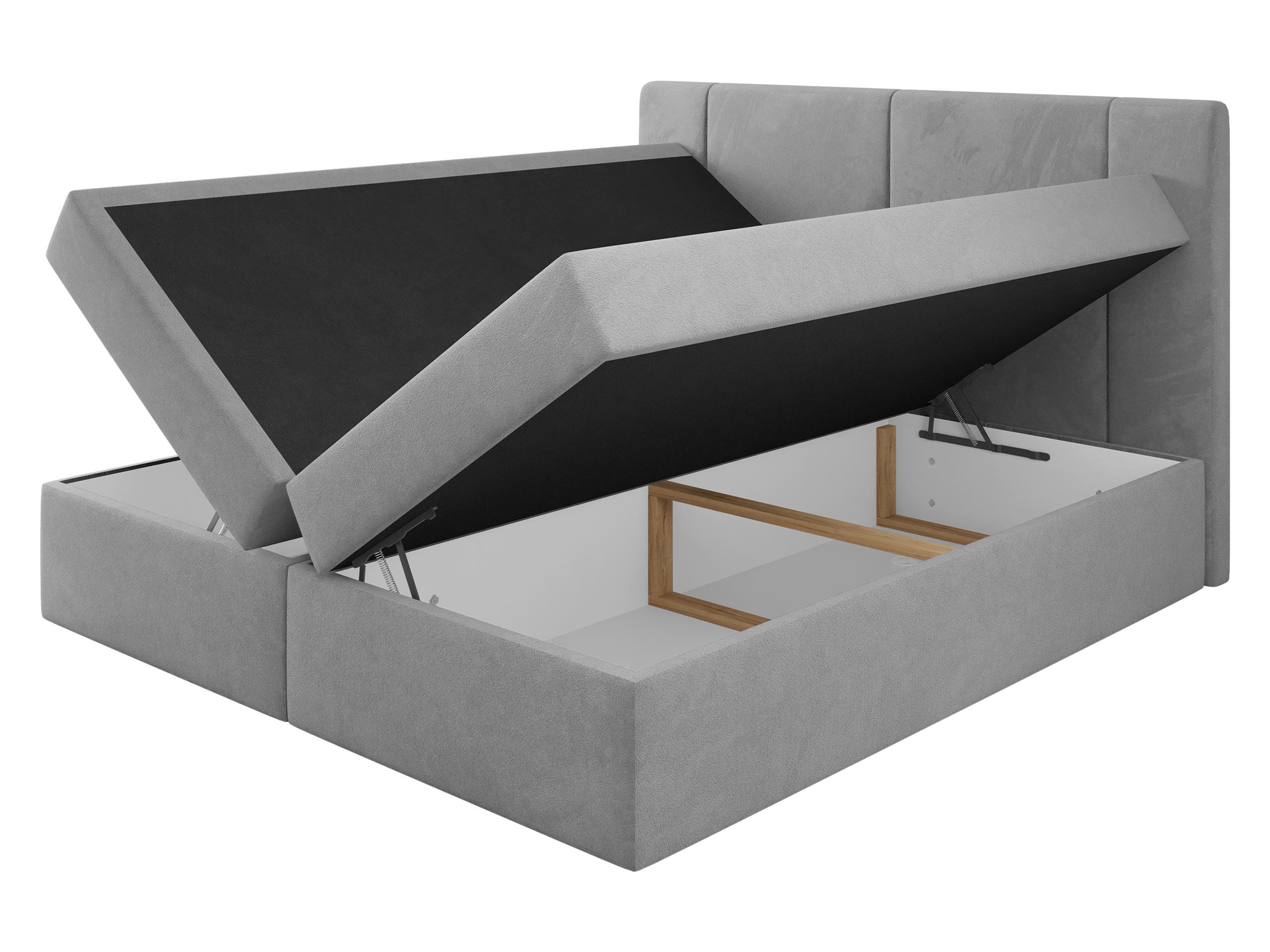 MIRJAN24 Boxspringbett Michelle (mit zwei Bettkästen), Härtegrad: H3, 140/160/180 cm