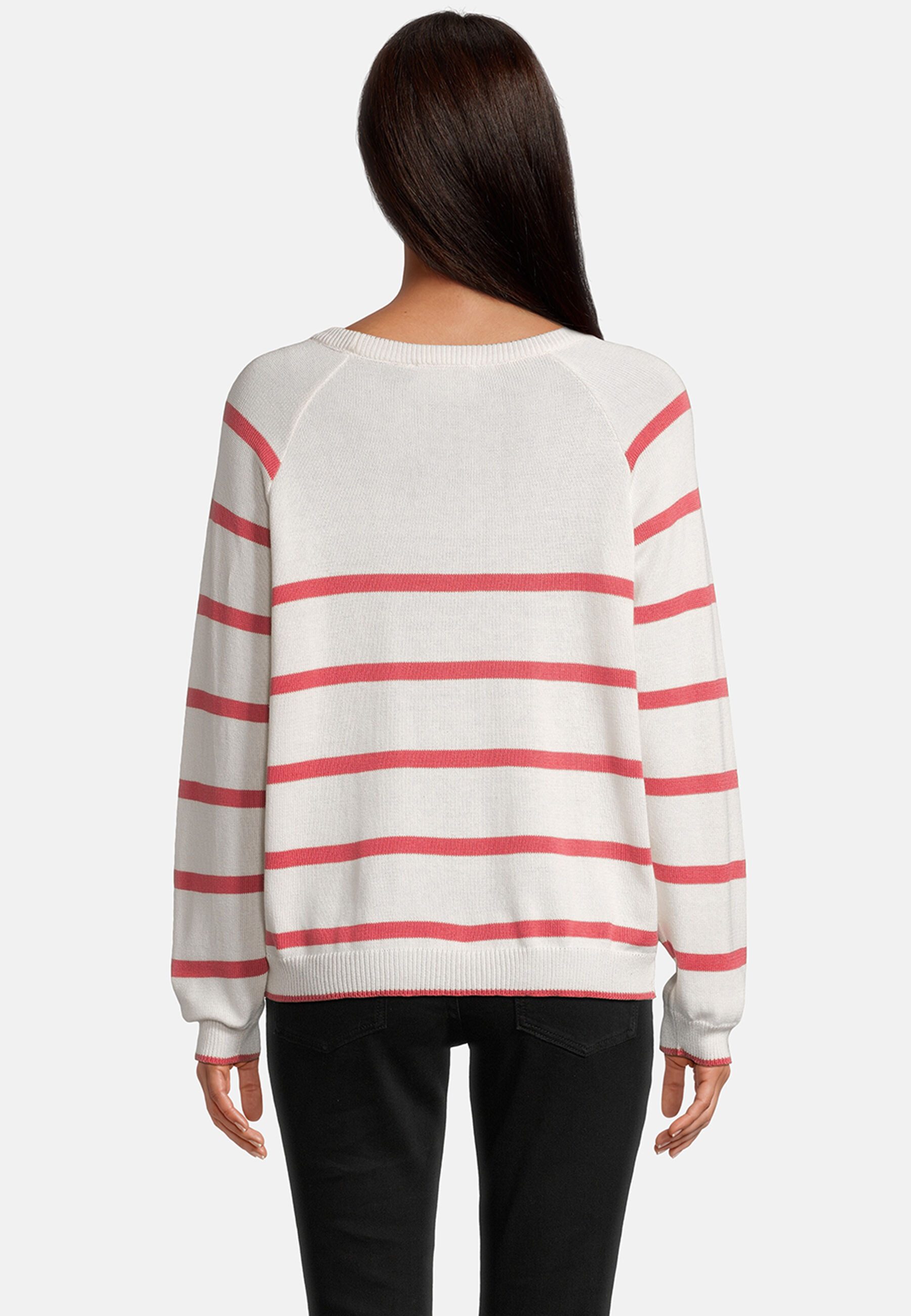 Frogbox Rundhalspullover mit Print