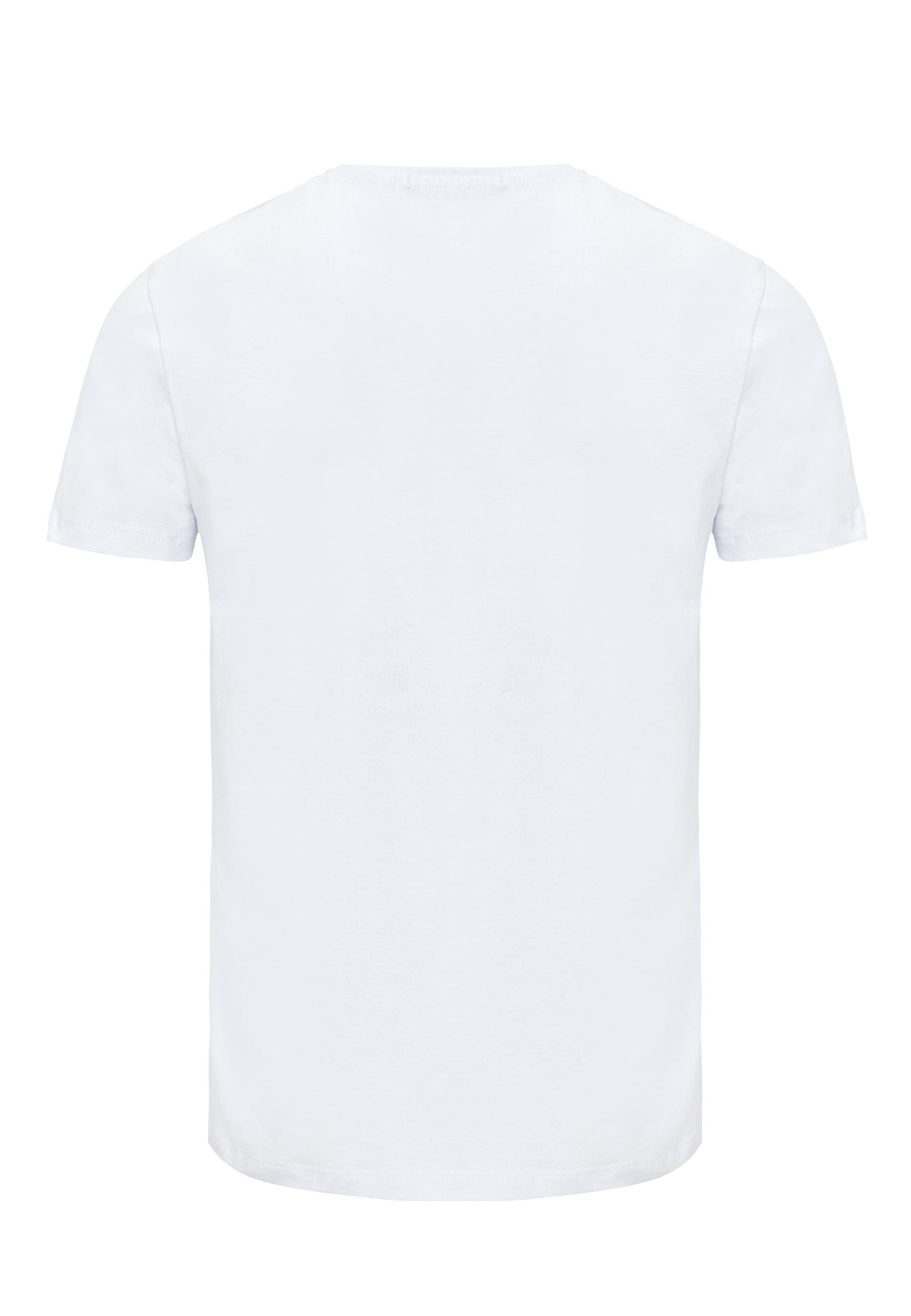 West RedBridge Brusttasche weiß Valley durchsichtiger City T-Shirt mit