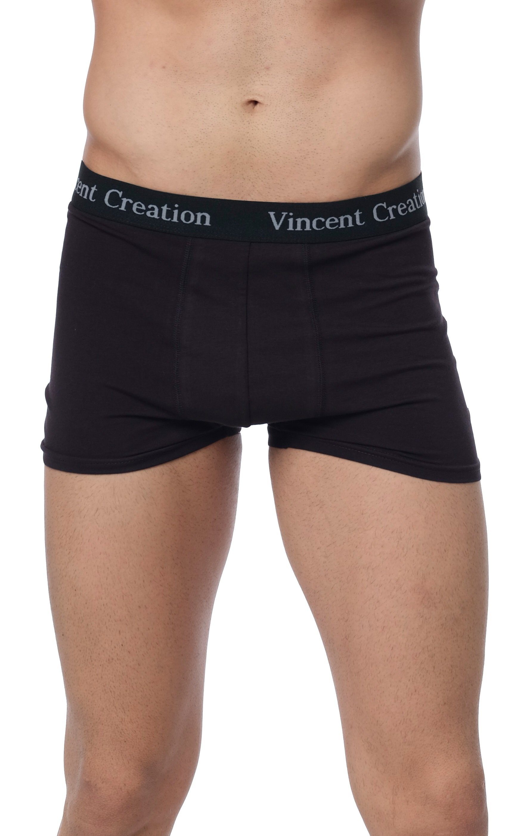 Creation® Baumwollmix (12-St) Boxershorts orange/türkis/anthrazit Vincent stretchiger angenehm