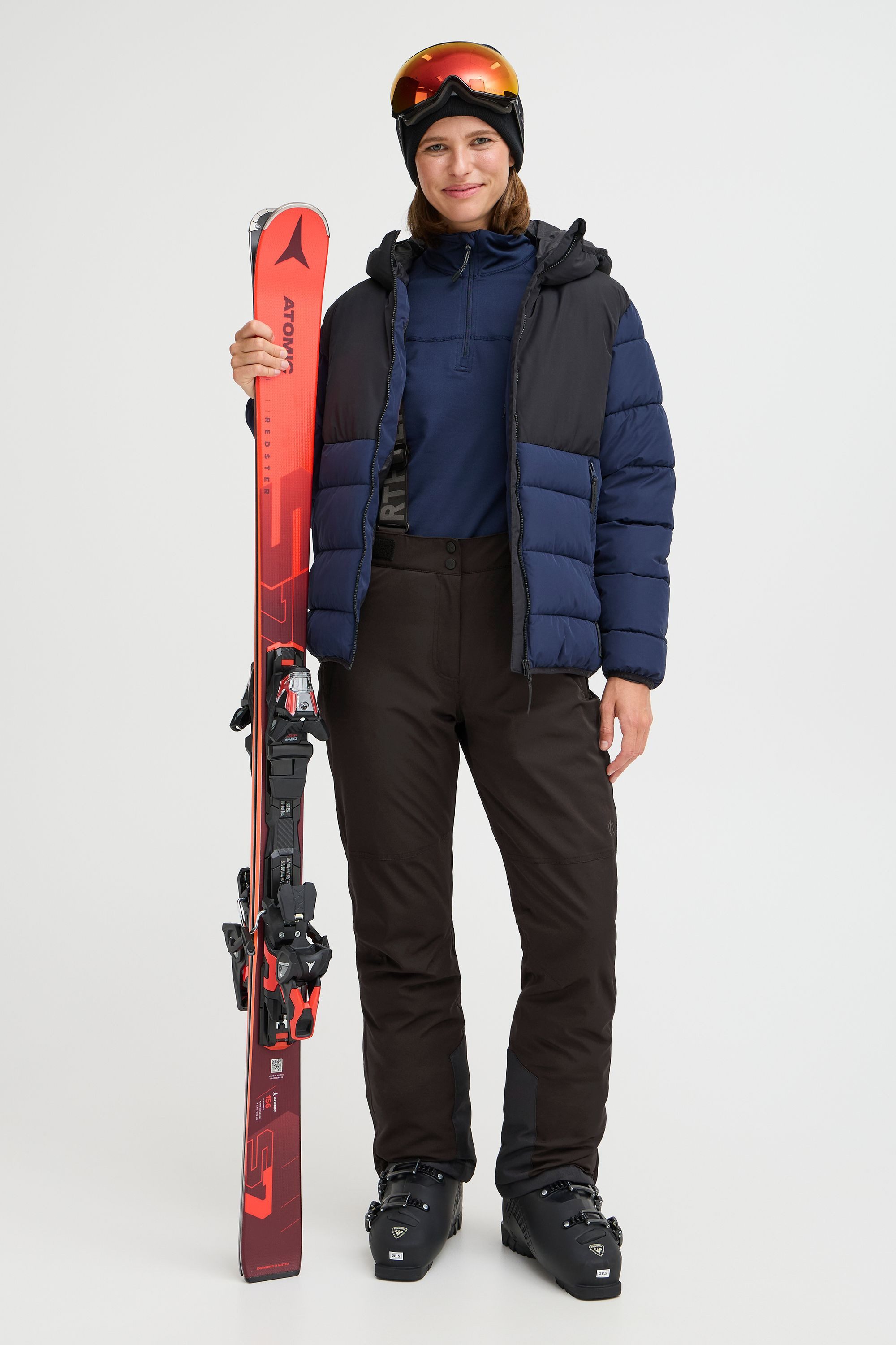 North Bend Skihose NBGiana W W-PRO 15.000 mit wasserdichter Beschichtung Skihose mit Träger