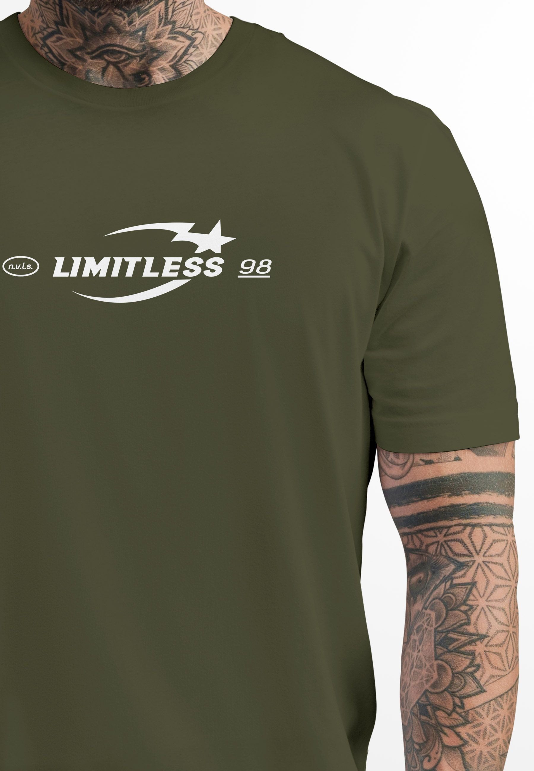 Neverless Print-Shirt Herren T-Shirt Print Limitless günstig online kaufen