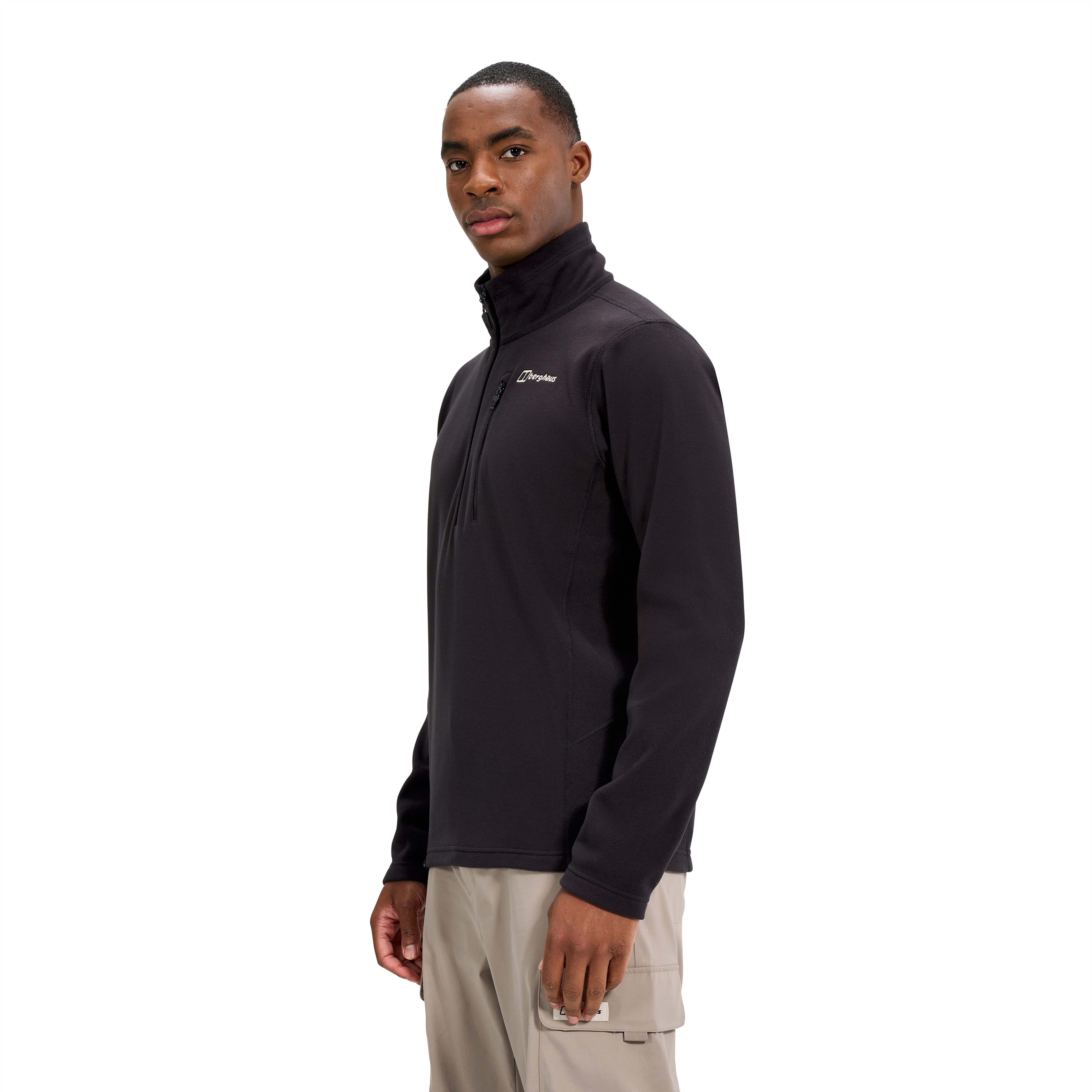Berghaus Strickfleece-Pullover aus Polyester, mit Half-Zip, aus Polartec® Classic Microfleece
