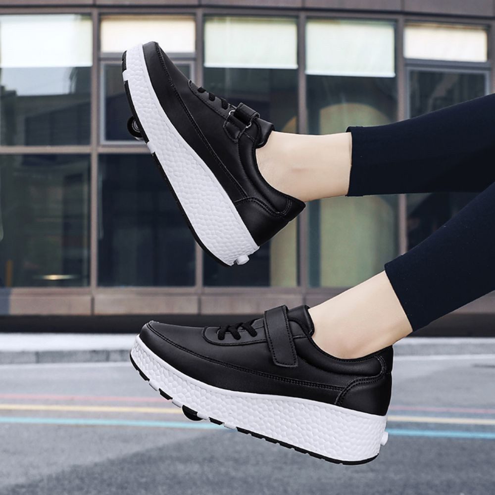 HUSK'SWARE Rollschuhe, (Rollschuh-Sneaker, zwei Rädern, verstärkter Aufbau), Leichte Rollschuh-Sneaker mit zwei Rädern,atmungsaktives Material