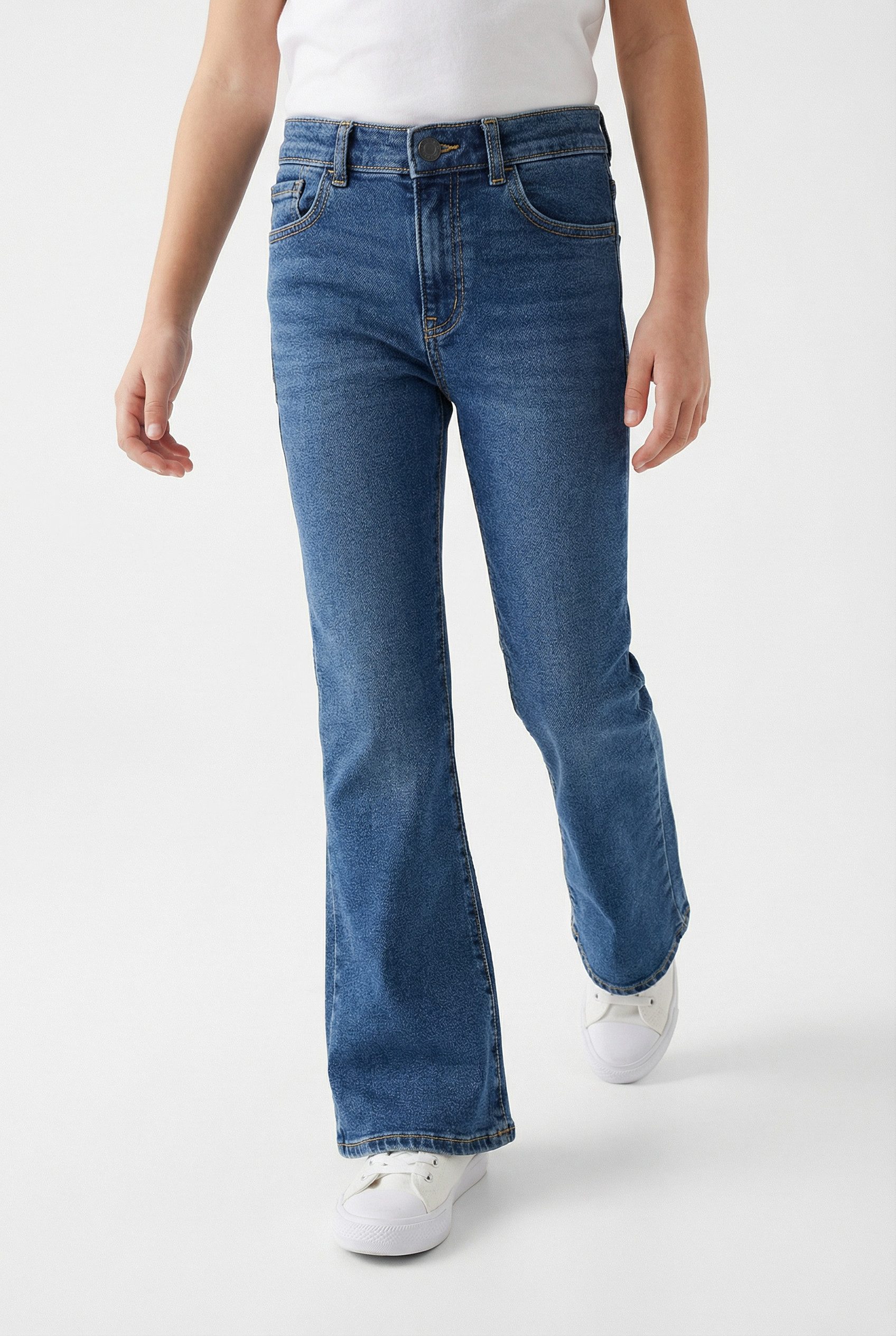 Levi's® Kids Bootcut-Jeans LVG BAGGY FLARE Flared, Destroyed-Effekte for Girls