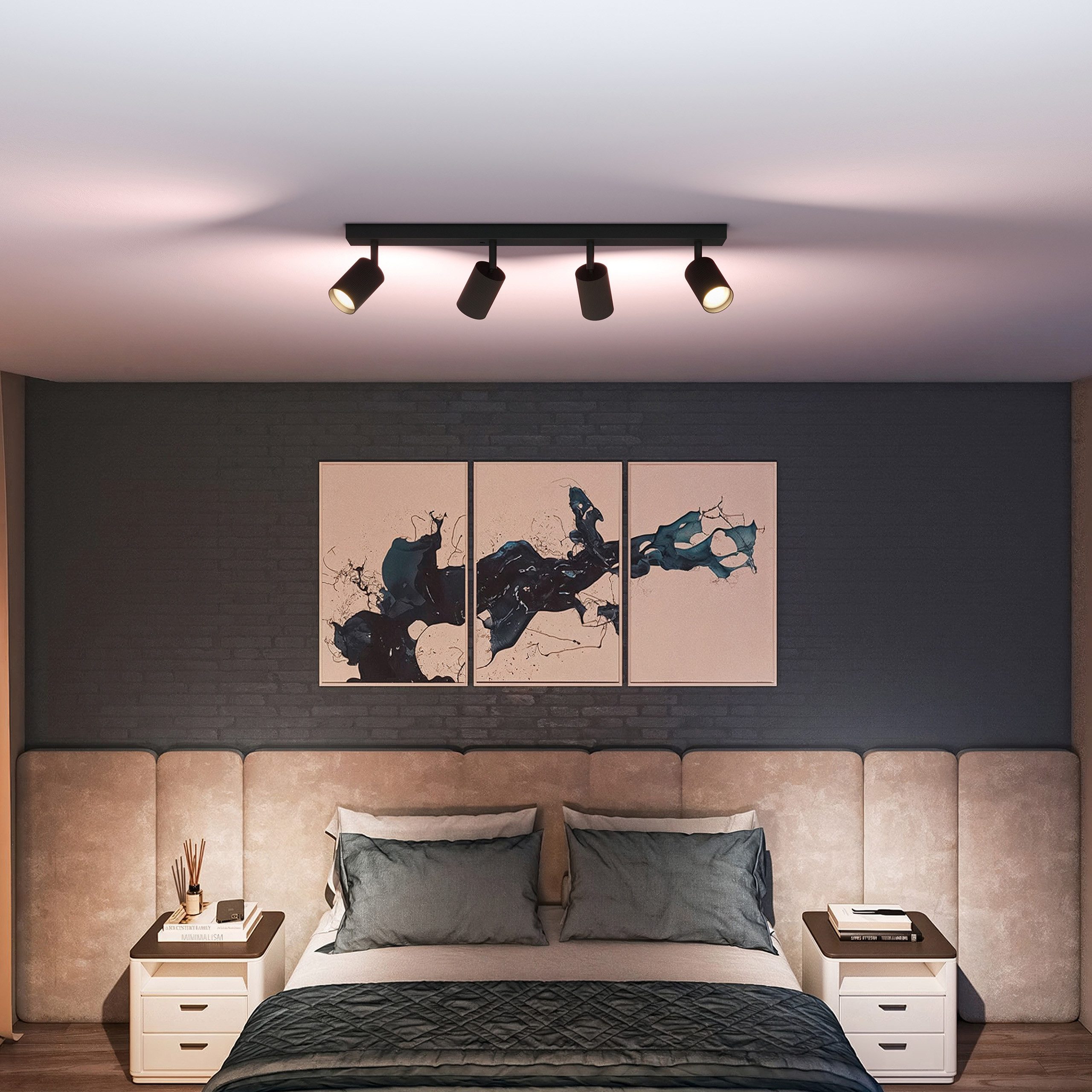 Philips Deckenspot Wyatt LED, Aluminium, exklusive GU10, ohne Leuchtmittel, Wand- & Deckenmontage, schwenkbar