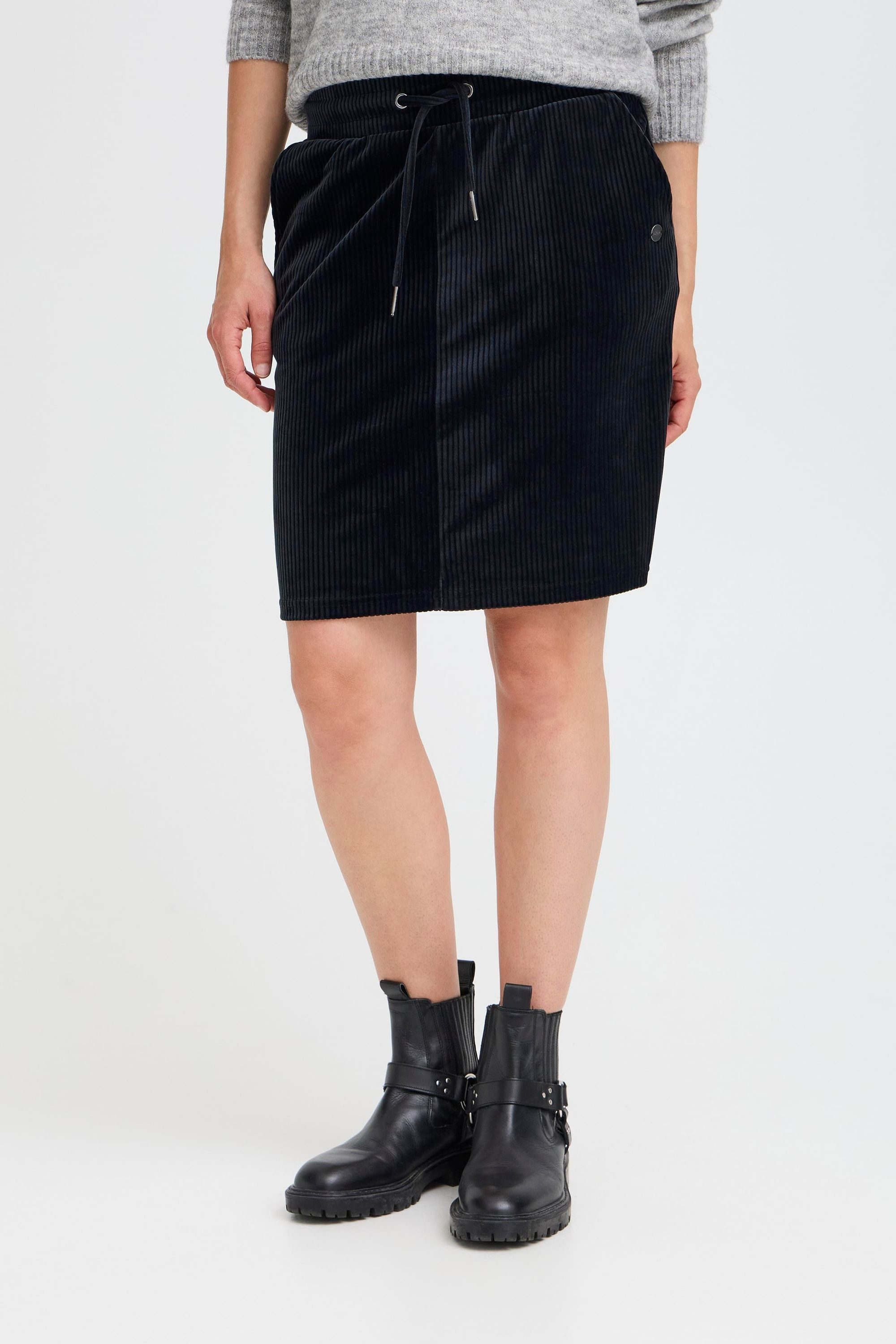 OXMO Midirock OXEBBA SKIRT Moderner Rock mit Bindeband günstig online kaufen