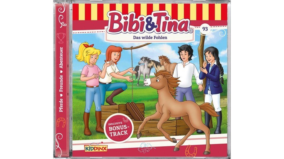 Kiddinx Hörspiel-CD Bibi und Tina 093 - das wilde Fohlen