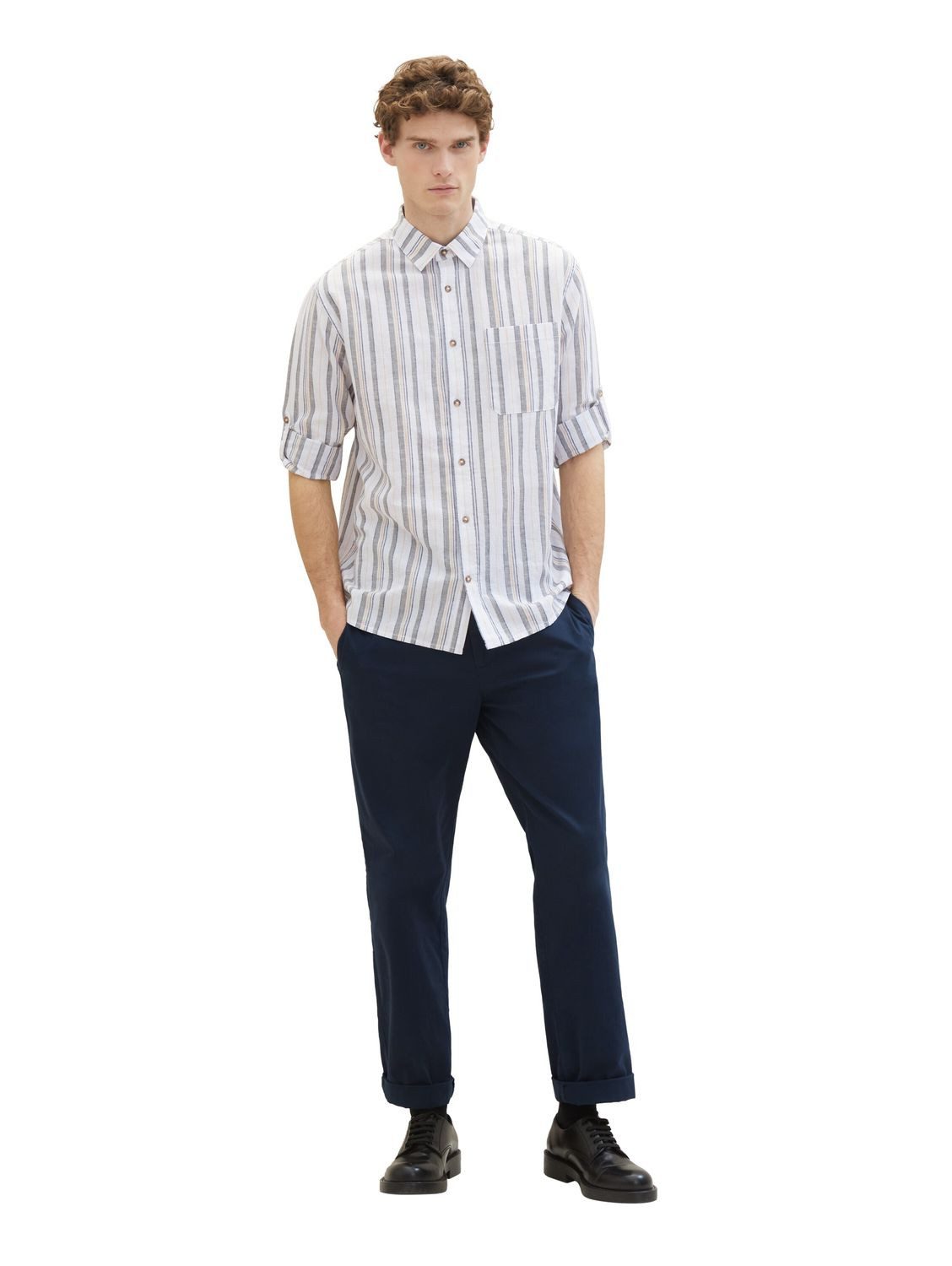 Langarmhemd COMFORT COTTON LINEN