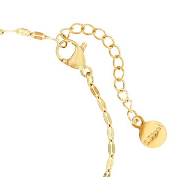 Made by Nami Armband Edelstein Damen Gold aus Edelstahl 16 cm + 4 cm, Geschenke für Frauen Wasserfester Schmuck
