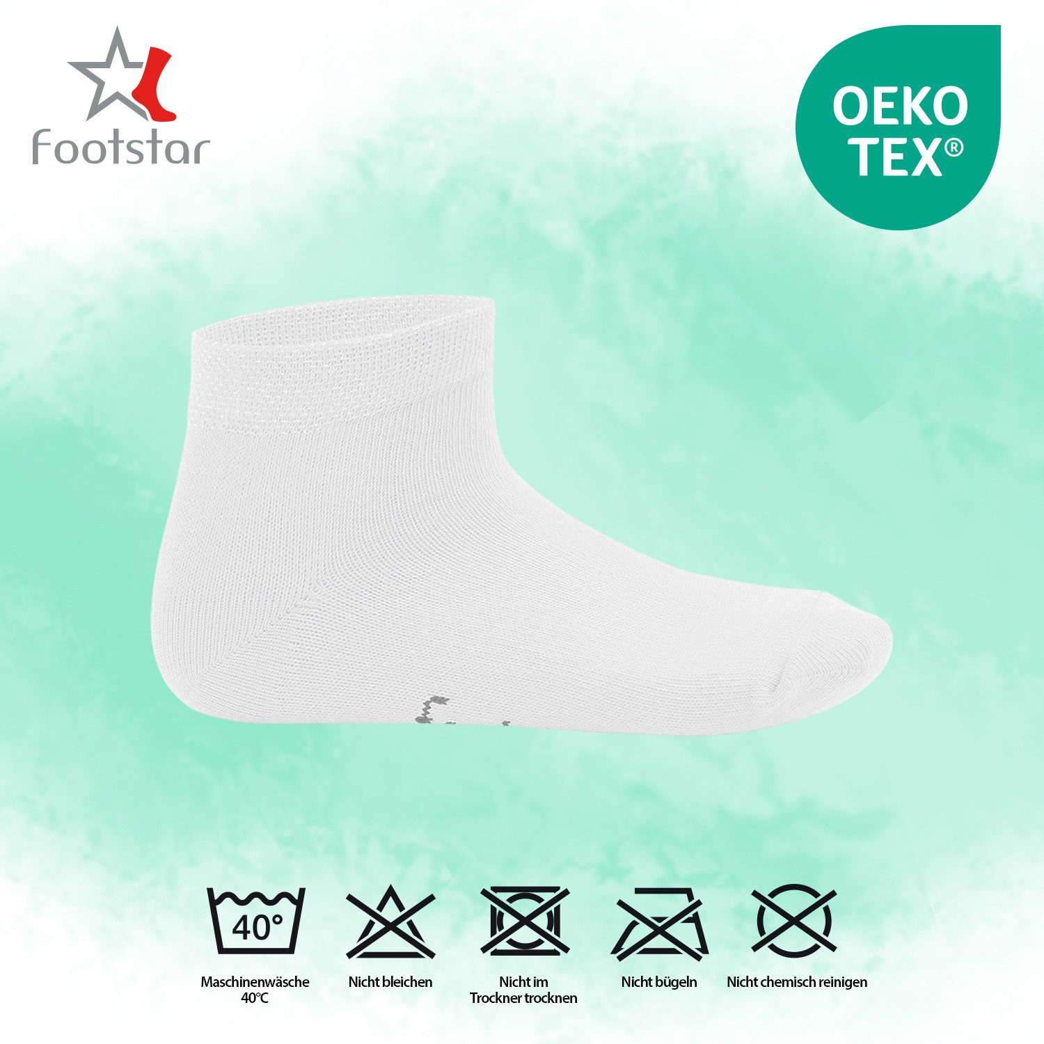 Footstar Kurzsocken EVERYDAY! 10 Paar Kinder Quarter Socken Kurzsocken