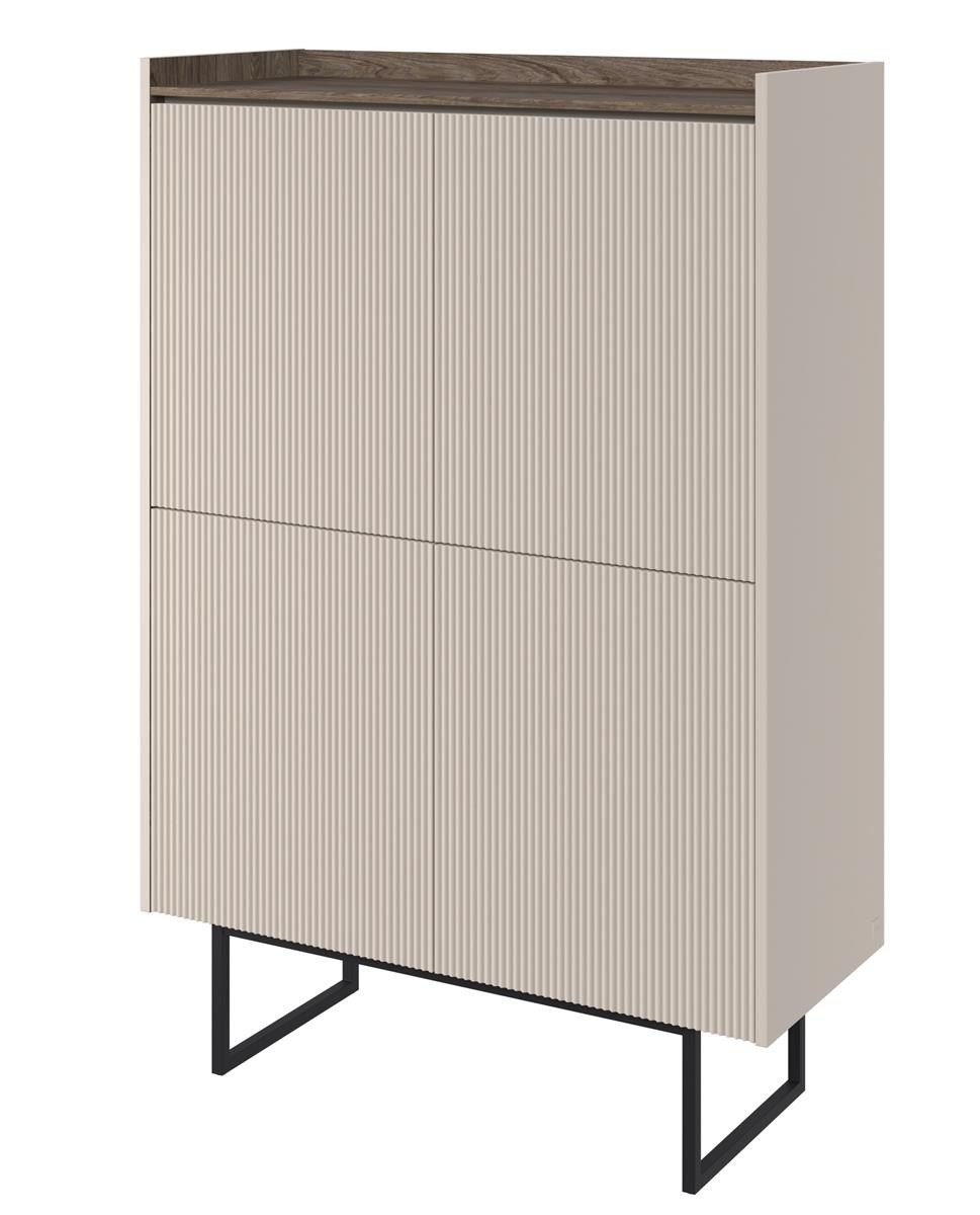 Compleo Highboard modern mit 4 Türen günstig online kaufen