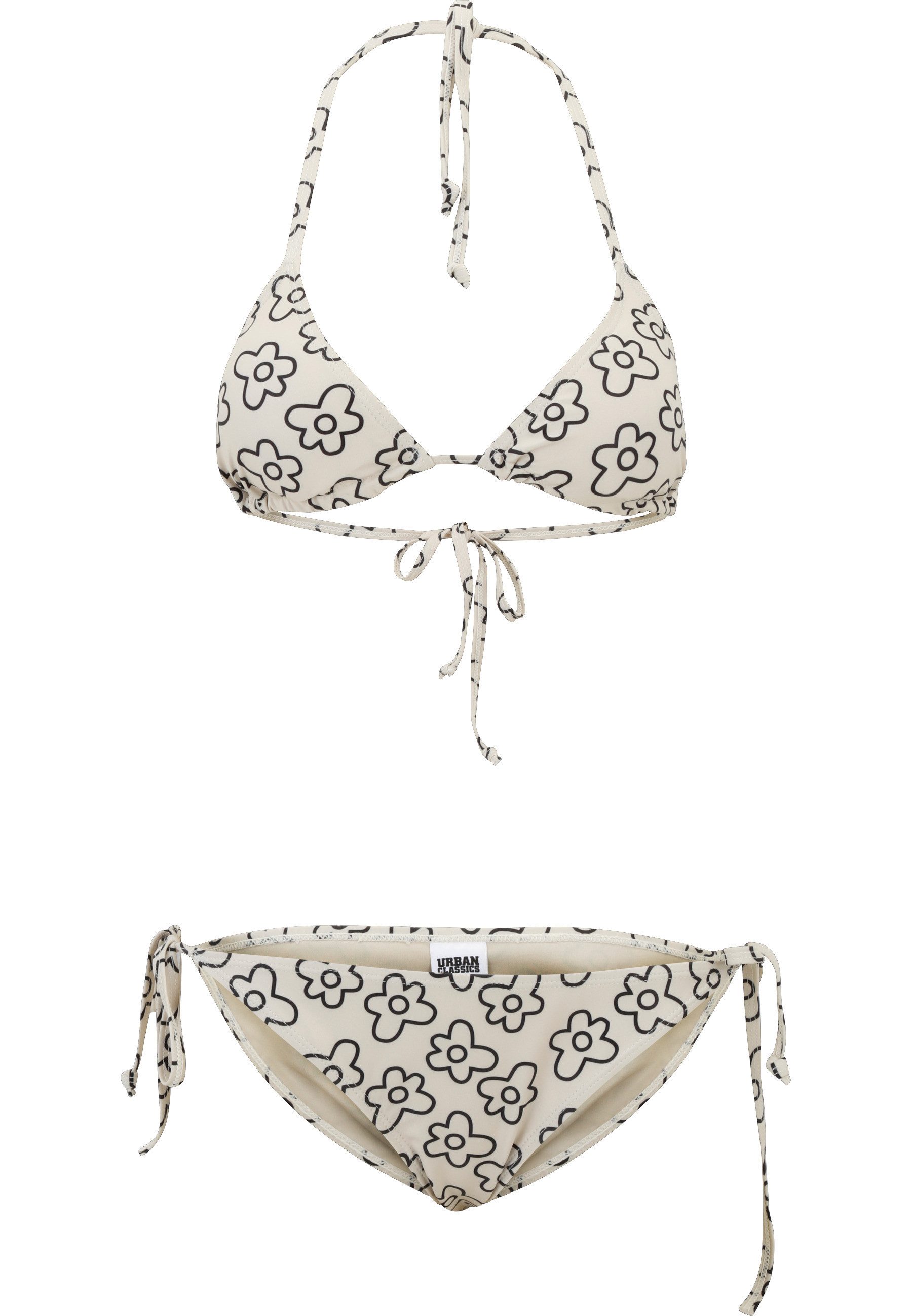 URBAN CLASSICS Bügel-Tankini Urban Classics Damen Ladies Triangle Pattern Bikini