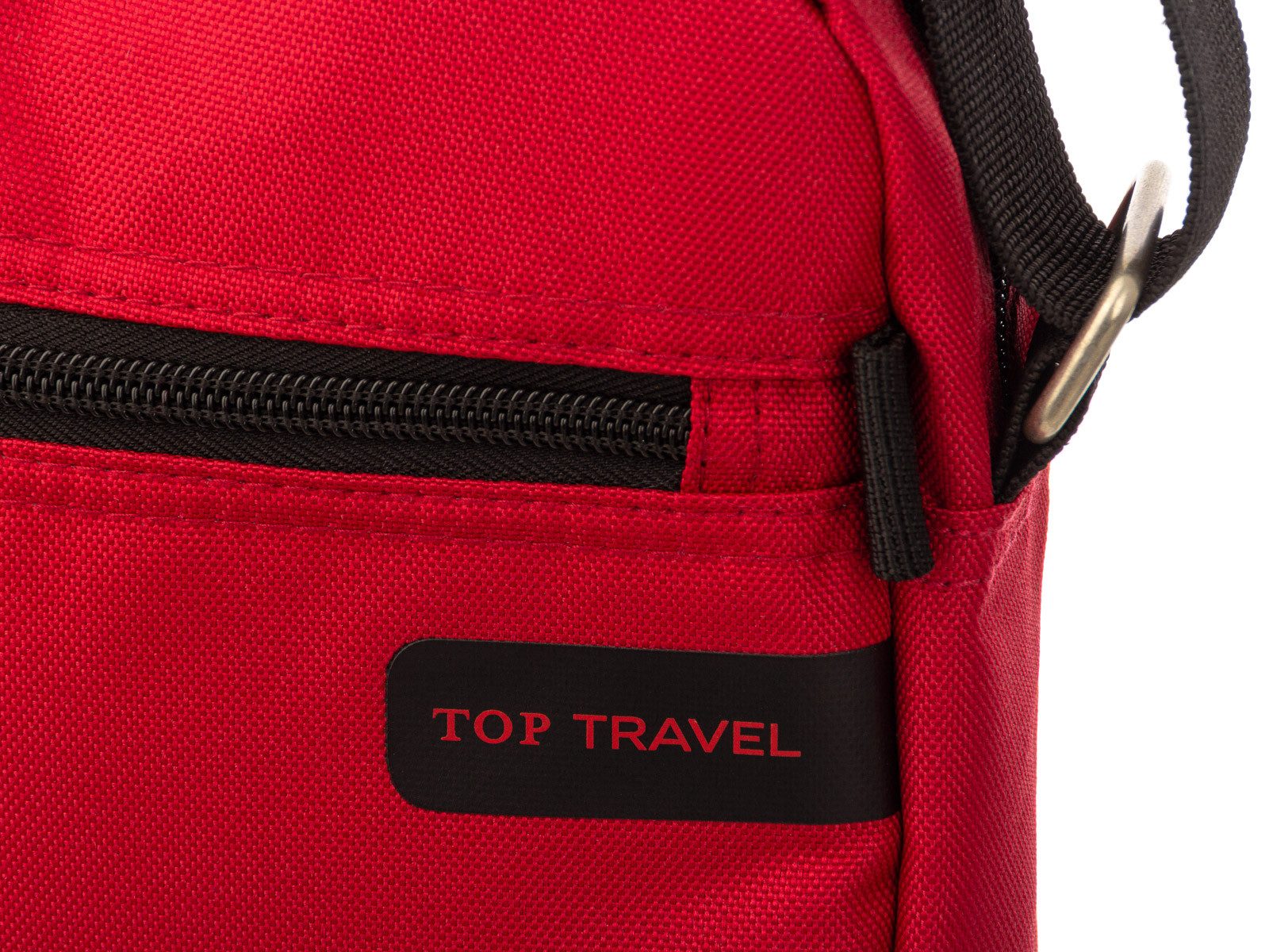 Top Travel Umhängetasche 422431 Umhängetasche Reißverschlusstasche (1-tlg), Zwei-Wegereißverschluss