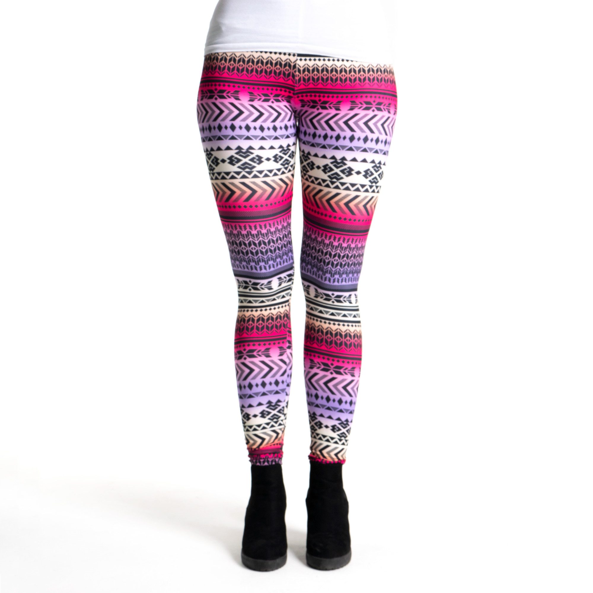 Leggings Motiv-Leggings (Einheitsgröße) - Design Aztec Multicolor