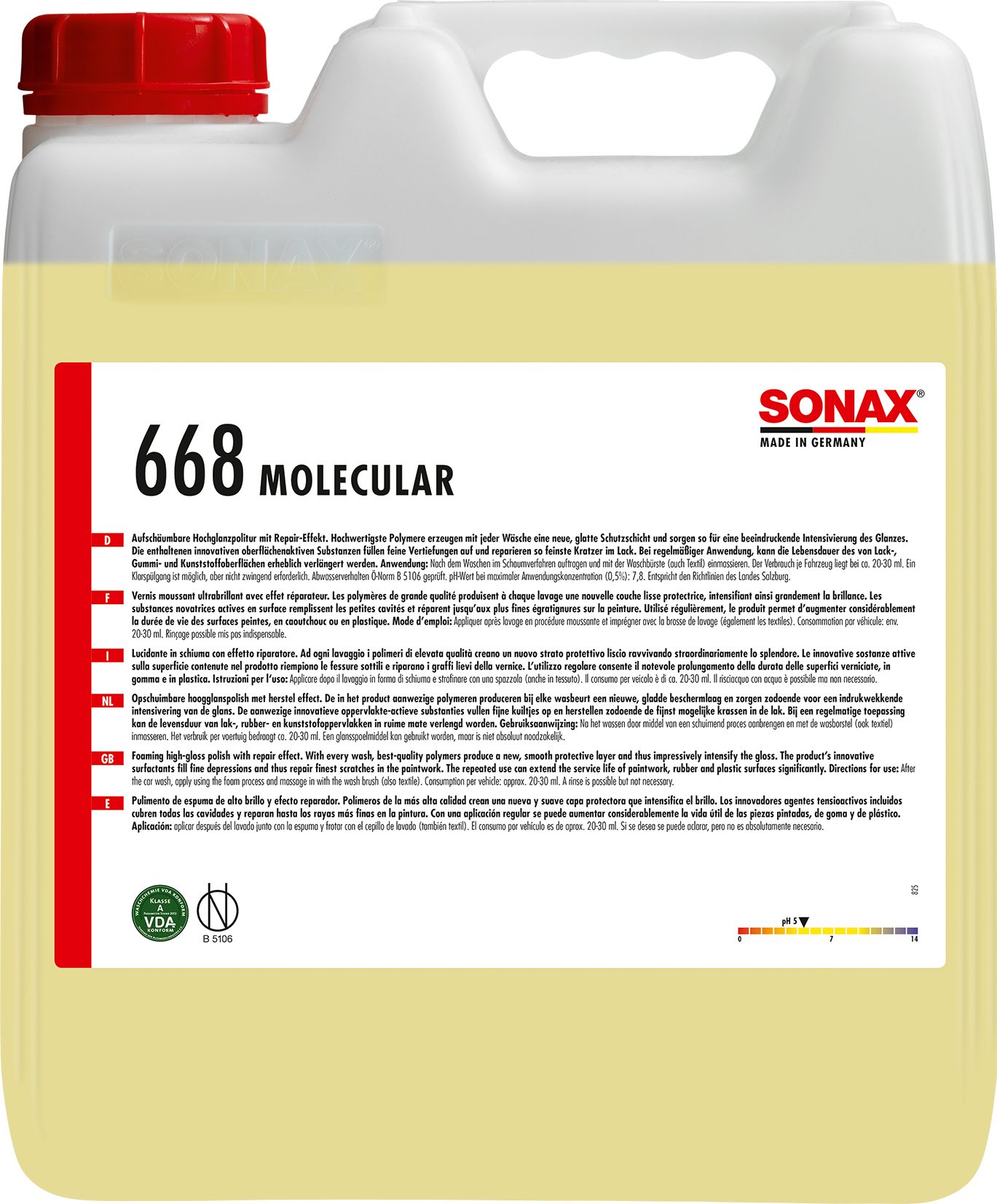 Sonax SONAX MOLECULAR 10 L Auto-Reinigungsmittel