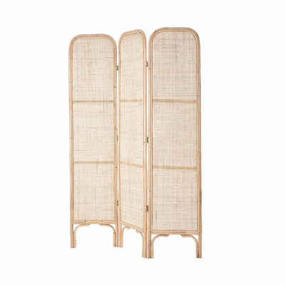 BUTLERS Paravent BOHO LOUNGE Paravent aus Rattan L 120 x H 180cm