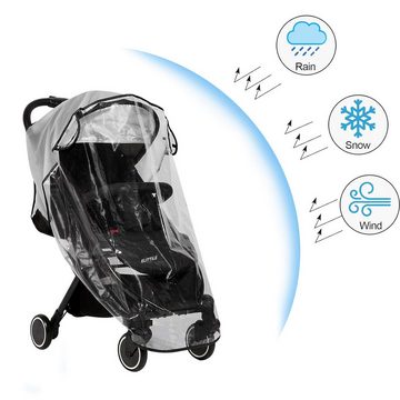 autolock Kinderwagen-Regenschutzhülle Regenschutz Regenverdeck für Buggy & Sportwagen mit Fenster (1-St)