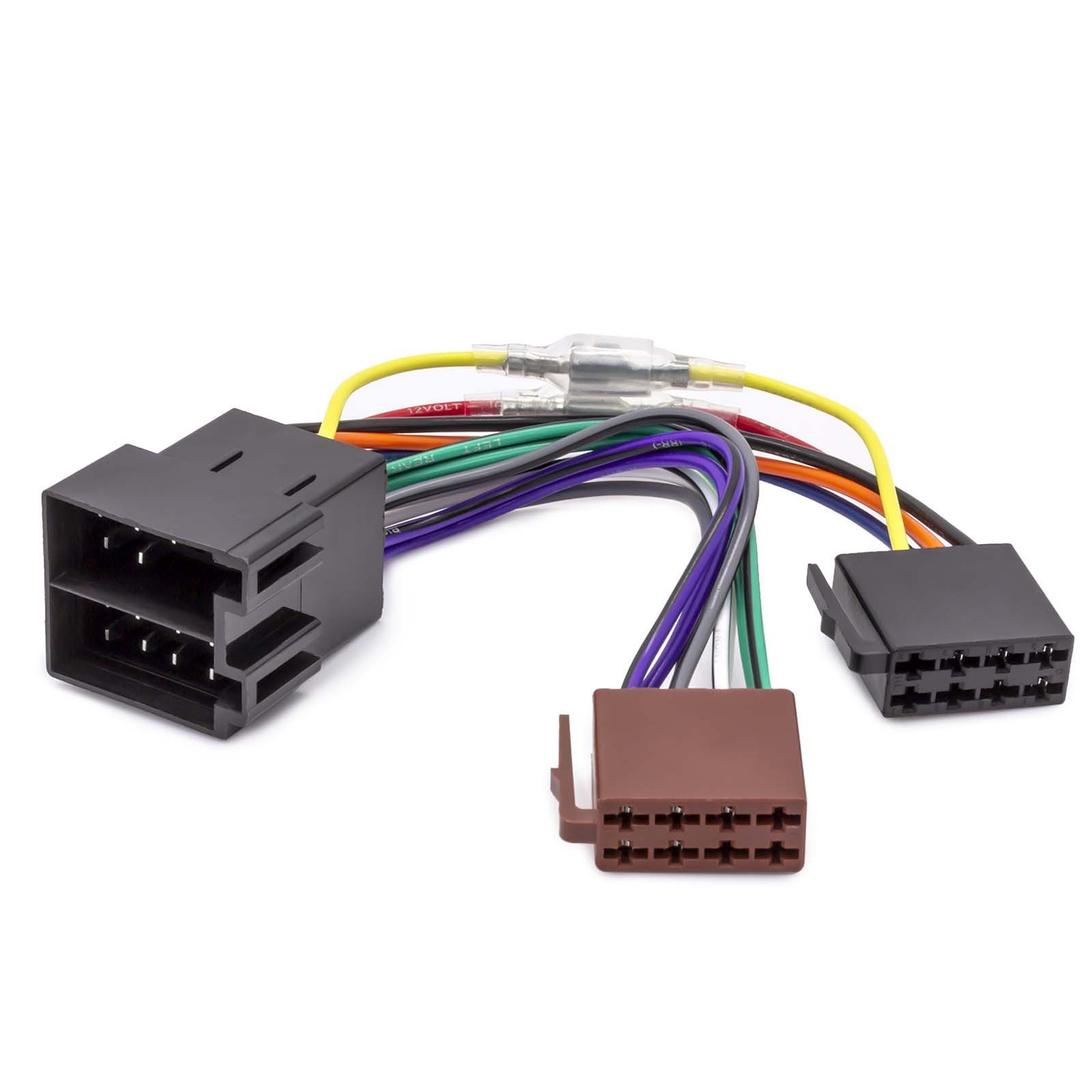 Adapter Universe Auto Radio Adapter Kabel ISO Stecker Buchse Remote passend für Opel KFZ-Adapter – Bild 2 von 3