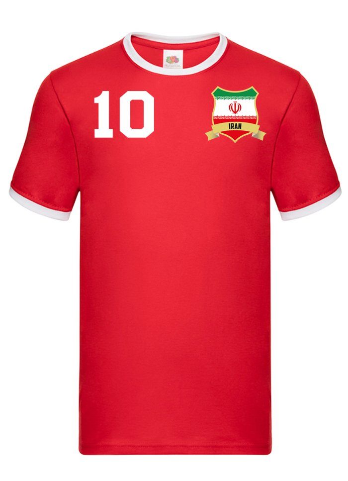 Blondie & Brownie T-Shirt Herren Sport Fan 10 Fun Iran Meister Handball Trikot Fußball WM