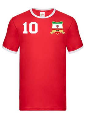 Blondie & Brownie T-Shirt Herren Iran 10 Fun Fan Sport Trikot Fußball Handball Meister WM