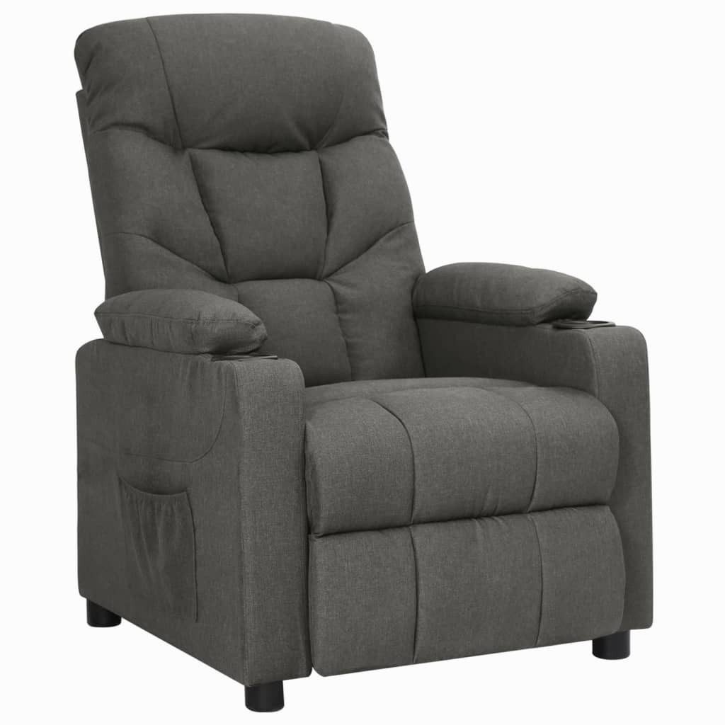 vidaXL Sessel Aufstehsessel Dunkelgrau Stoff (1-St) günstig online kaufen