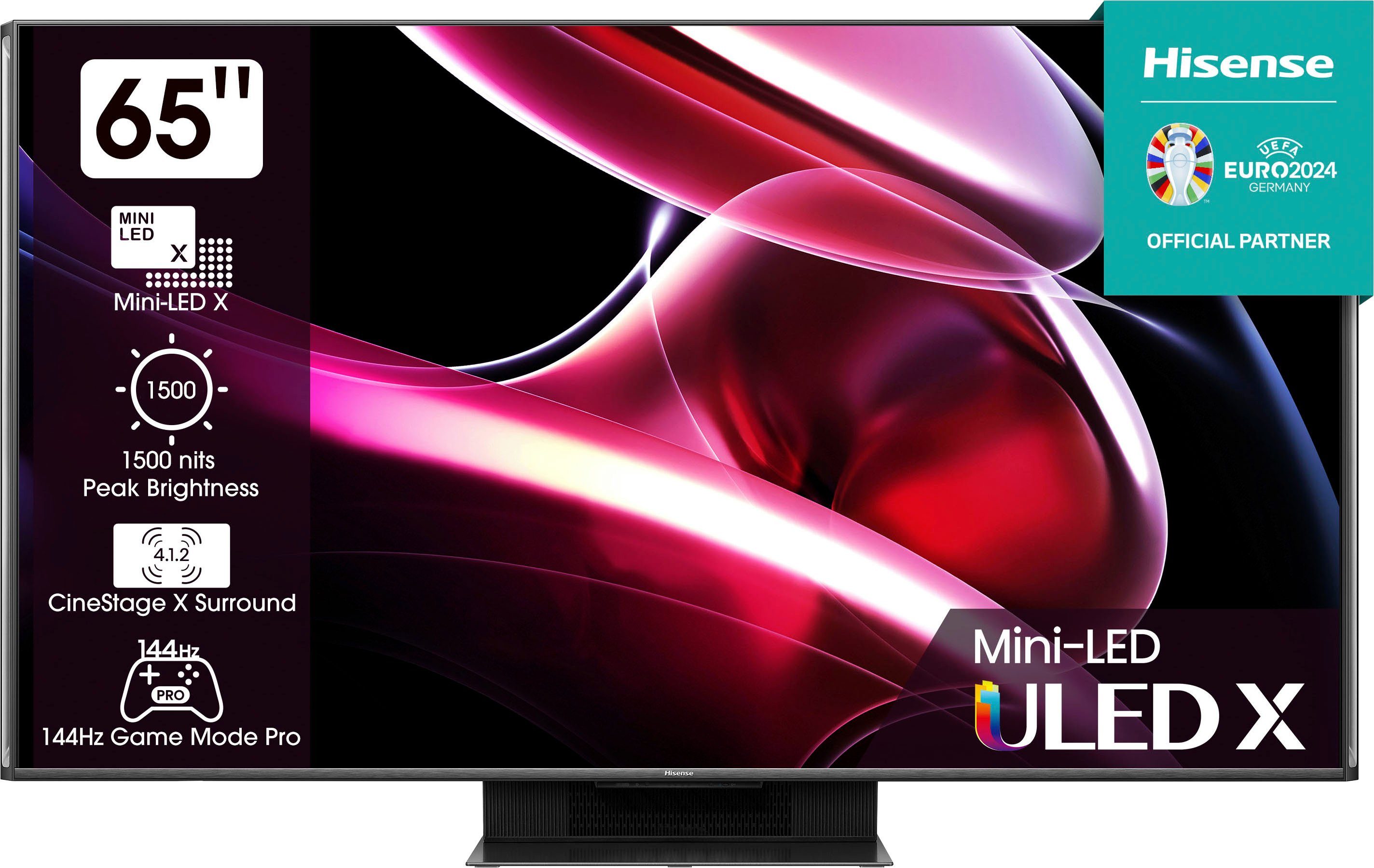 HD, Smart-TV) Mini-LED-Fernseher (164 Ultra cm/65 Hisense Zoll, 65UXKQ 4K