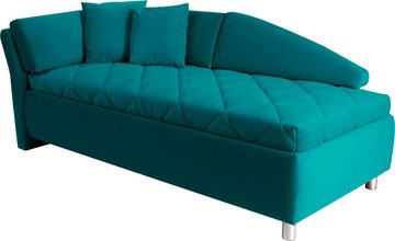 ADA trendline Schlafsofa Lindsay, Bettkasten, Zierkissen-Set aus: 2 Stk. 40x40cm, 1 Stk. 30x30cm