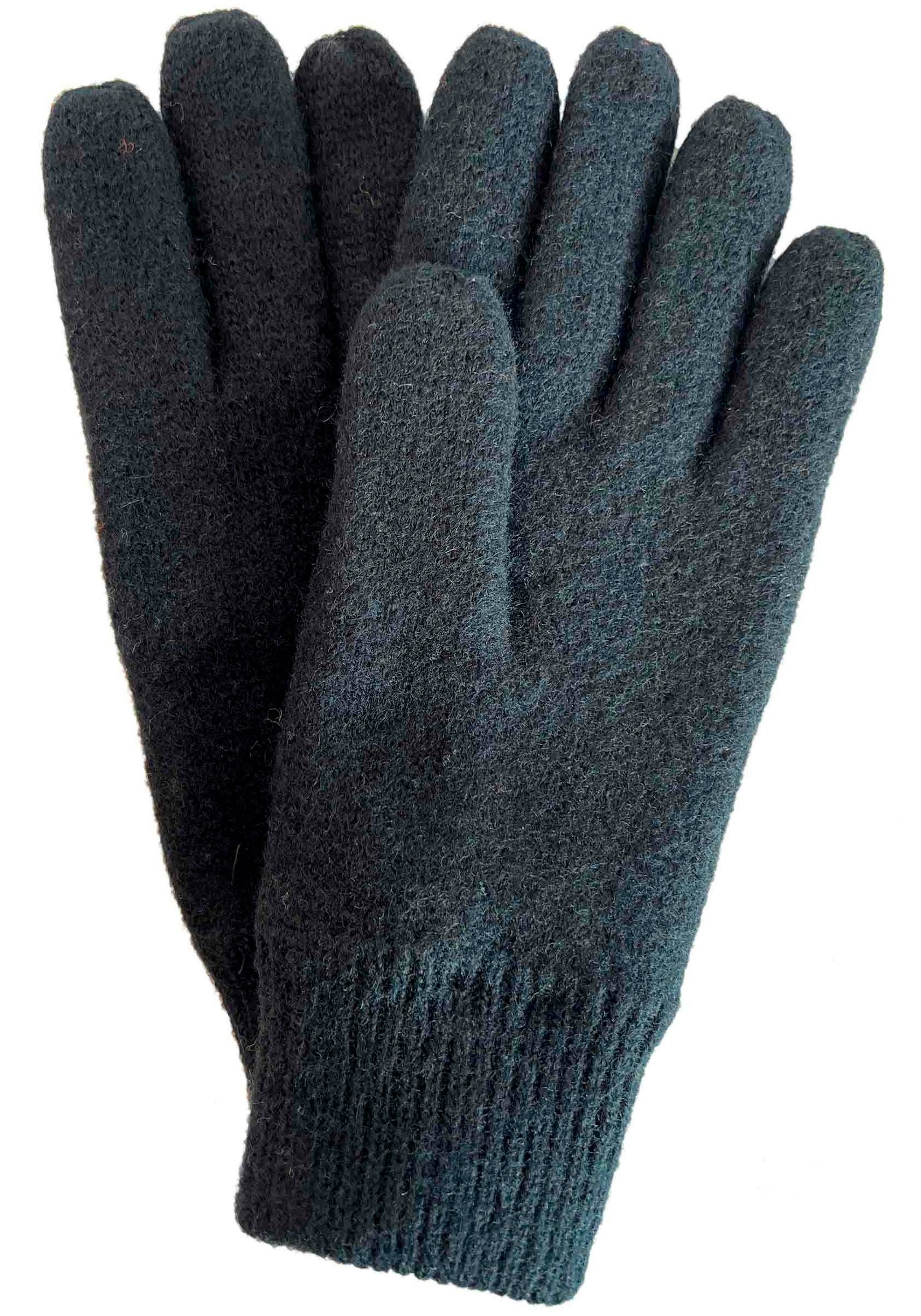 KESSLER Strickhandschuhe wind- und wasserabweisend, Strickbund melange grey