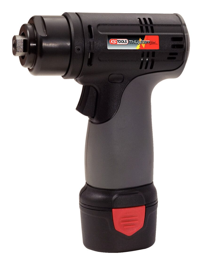 KS Tools Montagewerkzeug, B: 5 cm, L: 13 cm, Akku-Schleifmaschine, 3.200 U/min 10,8V, mit 2 Akkus und 1 Ladegerät