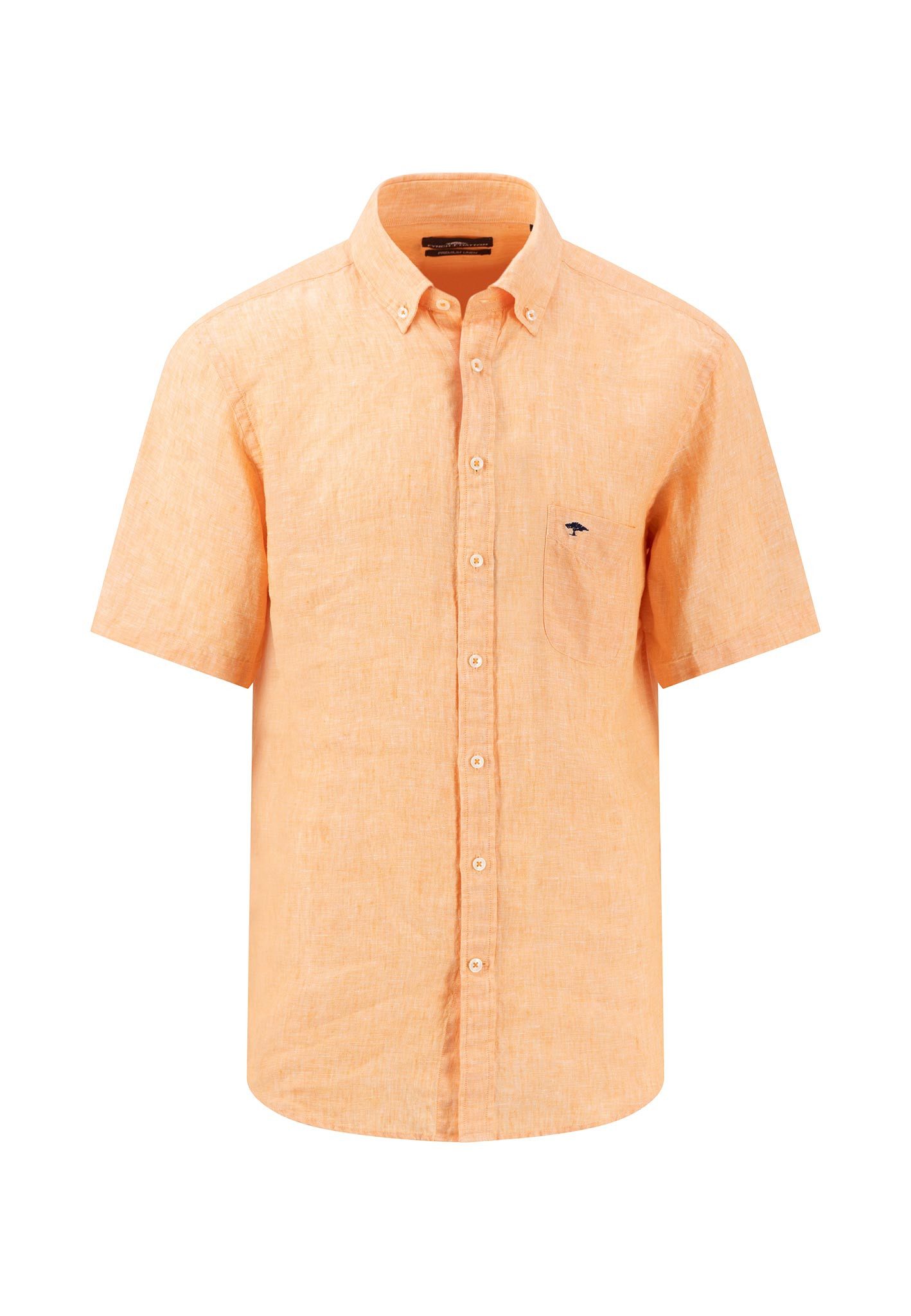FYNCH-HATTON Kurzarmhemd Summer Linen, B.D., 1/2 papaya günstig online kaufen