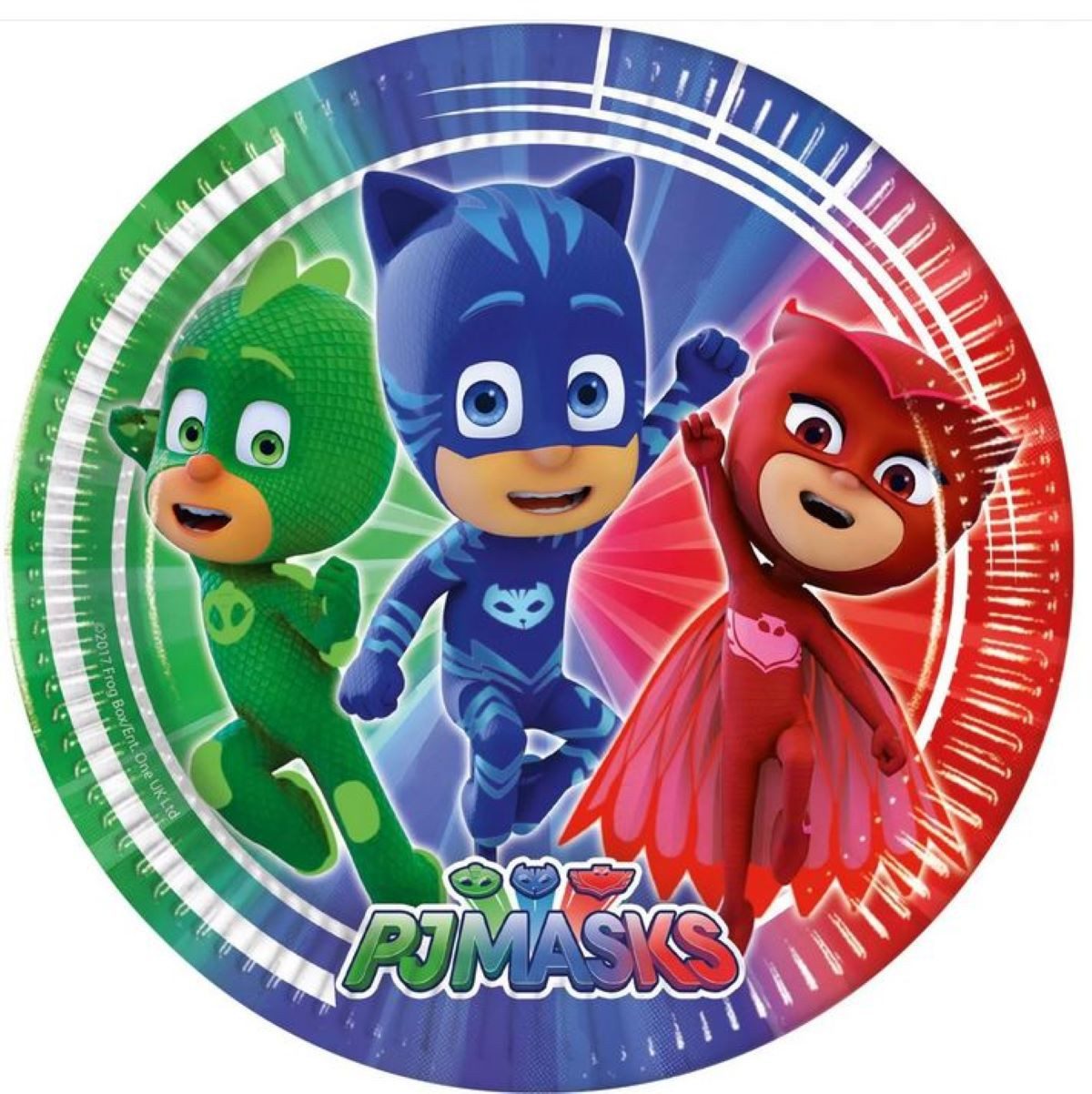 Procos Pappteller Pappteller Pyjamahelden 23cm/8Stk. FSC