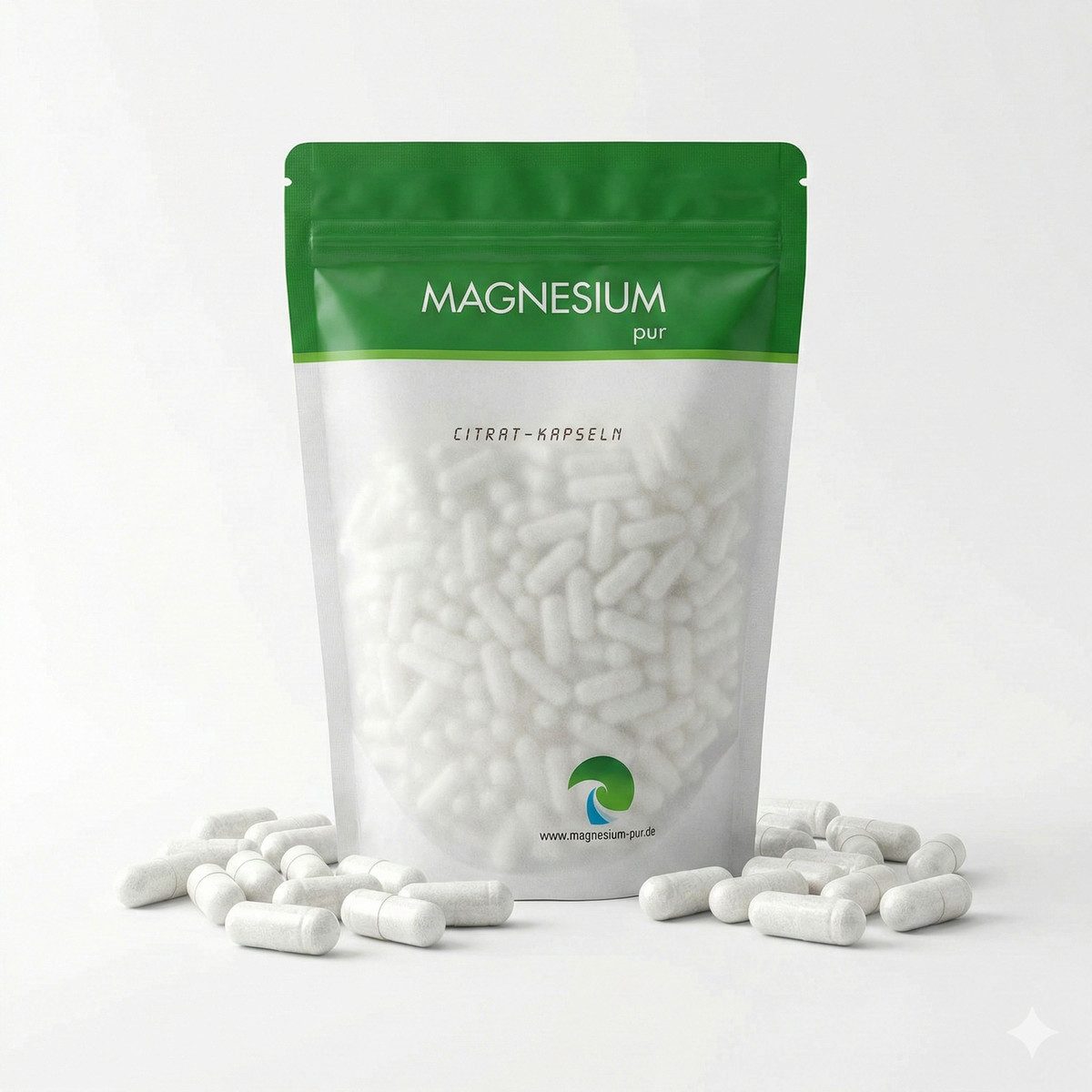 MAG Magnesium Pur Kapseln Magnesiumcitrat Kapsel, 1 er