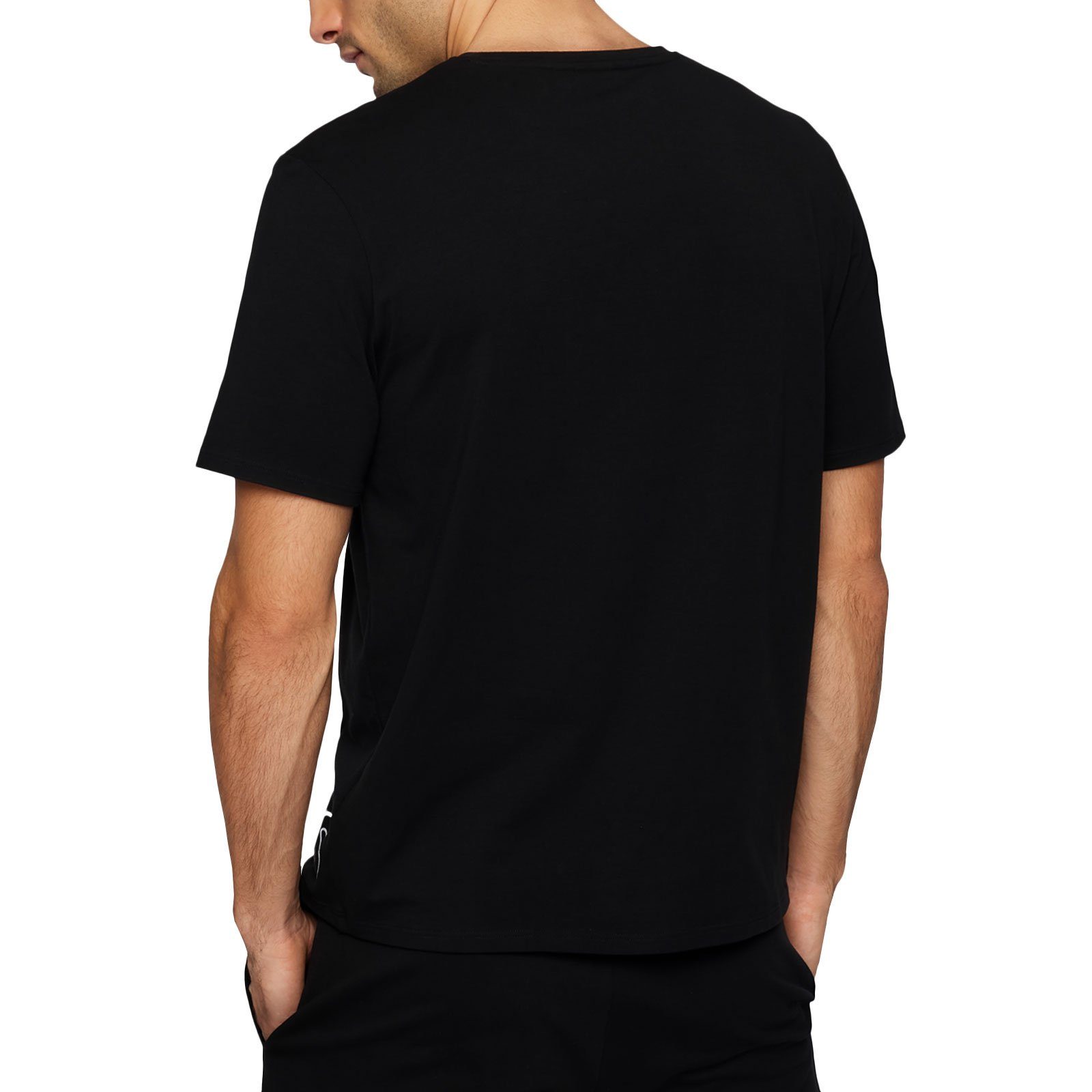 RN T-Shirt 001 Identity Outline-Logo BOSS T-Shirt mit black