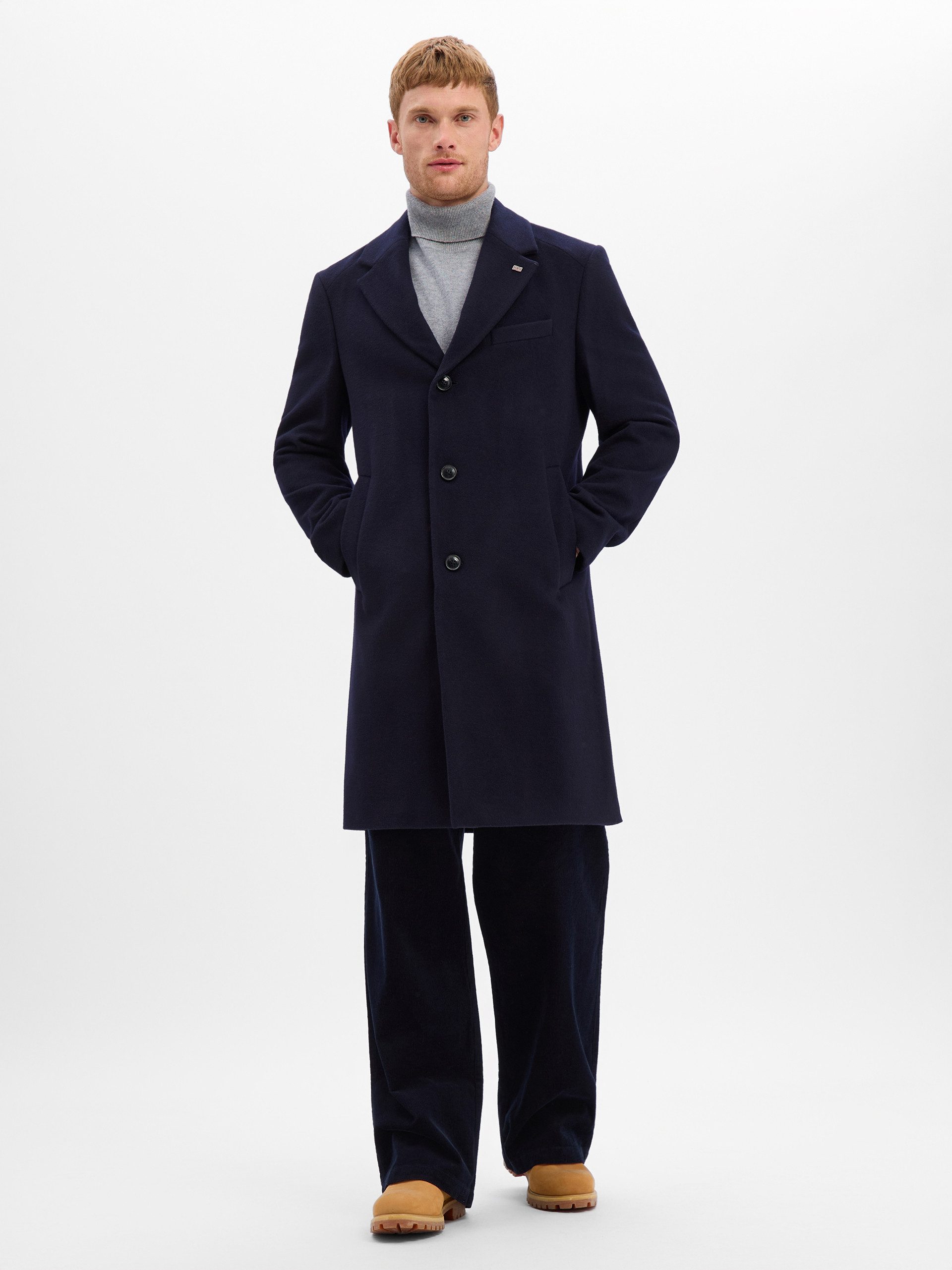Finshley & Harding London Wollmantel Frederick