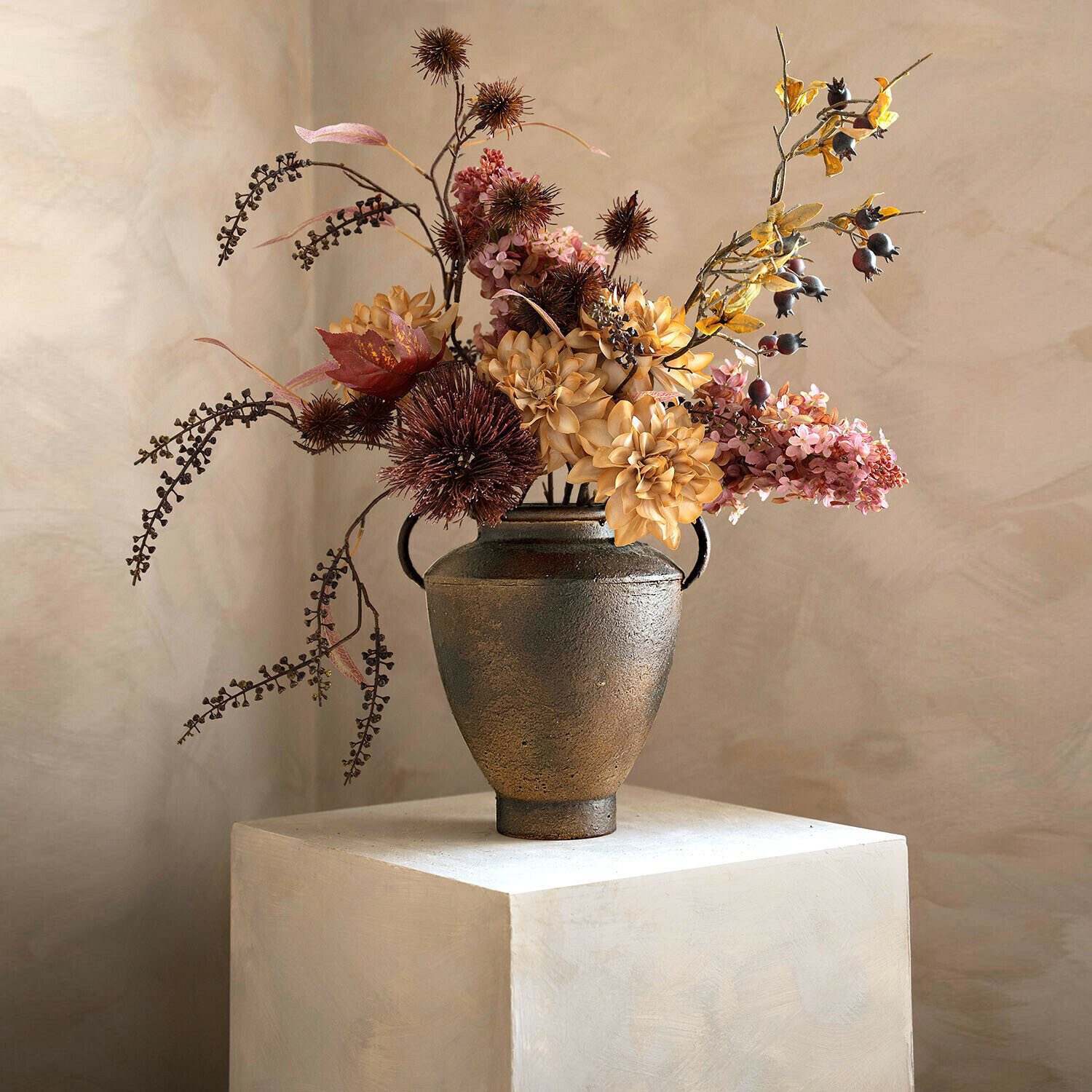 Mirabeau Tischvase Vase Romanus antikbraun günstig online kaufen