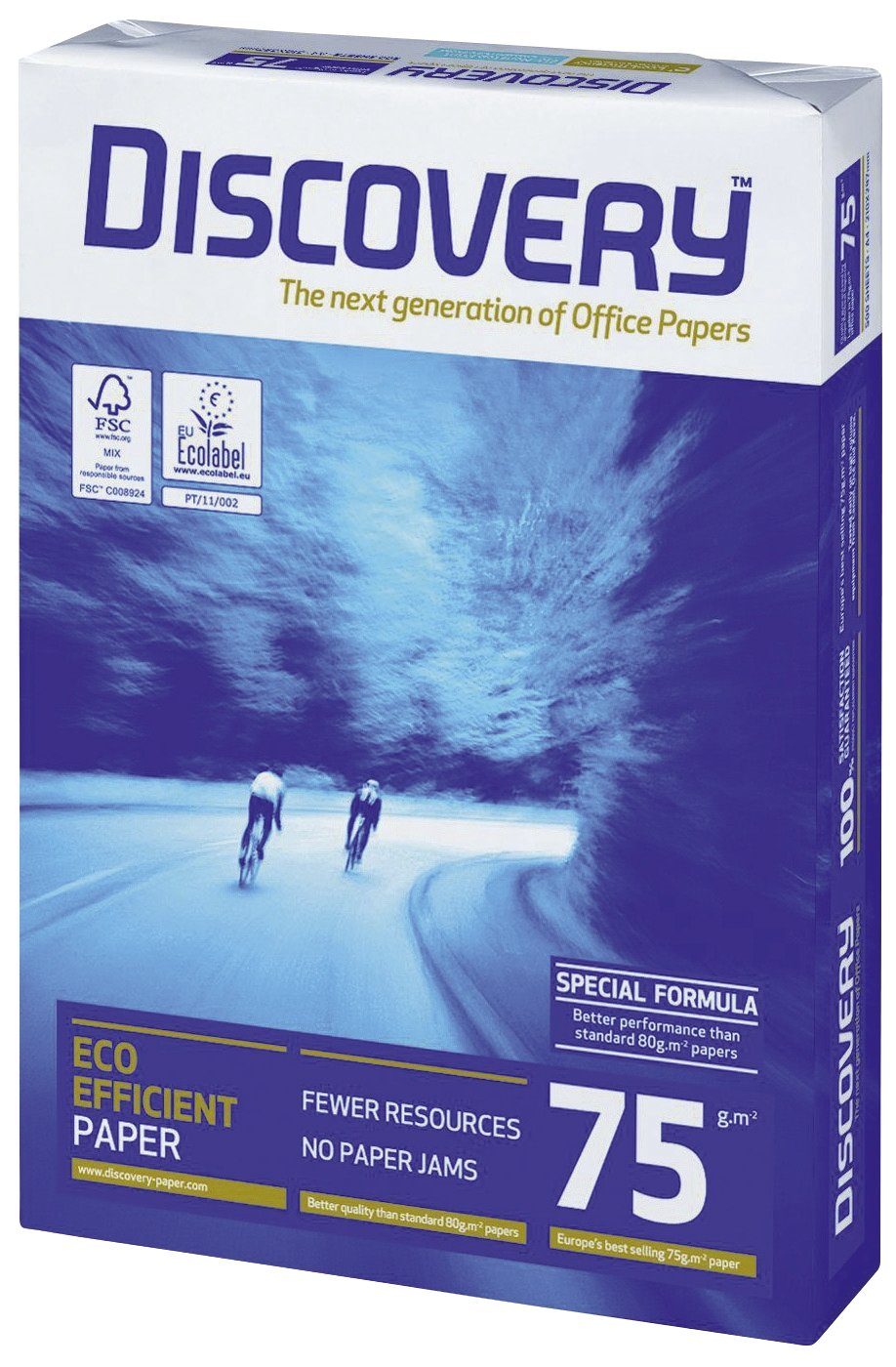 Discovery Druckerpapier DISCOVERY 83427B75B Kopierpapier A3 holzfrei 75 g/qm weiß 500 Blatt