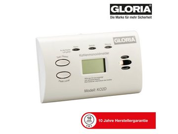 Gloria GLORIA Kohlenmonoxid-Melder KO2D, mit Display Rauch- und Hitzewarnmelder