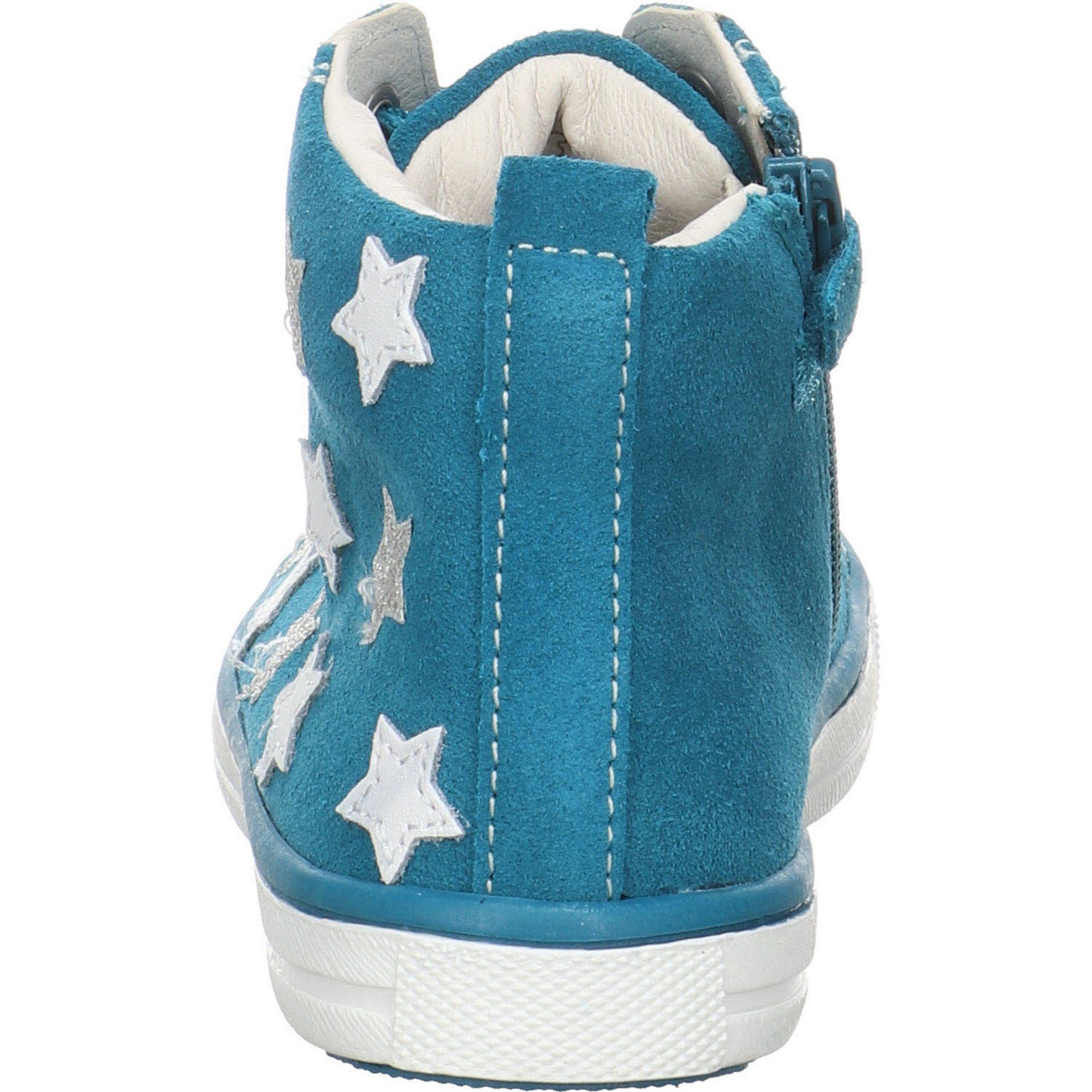 DEEP Stiefel Starlet Sneaker Mädchen Lurchi Veloursleder OCEAN Schuhe Stiefelette