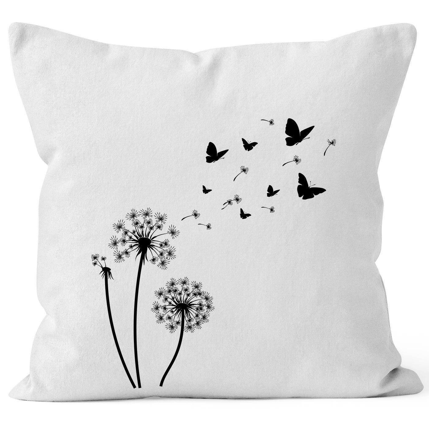 Autiga Dekokissen Kissenbezug Pusteblume Schmetterlinge Dandelion günstig online kaufen