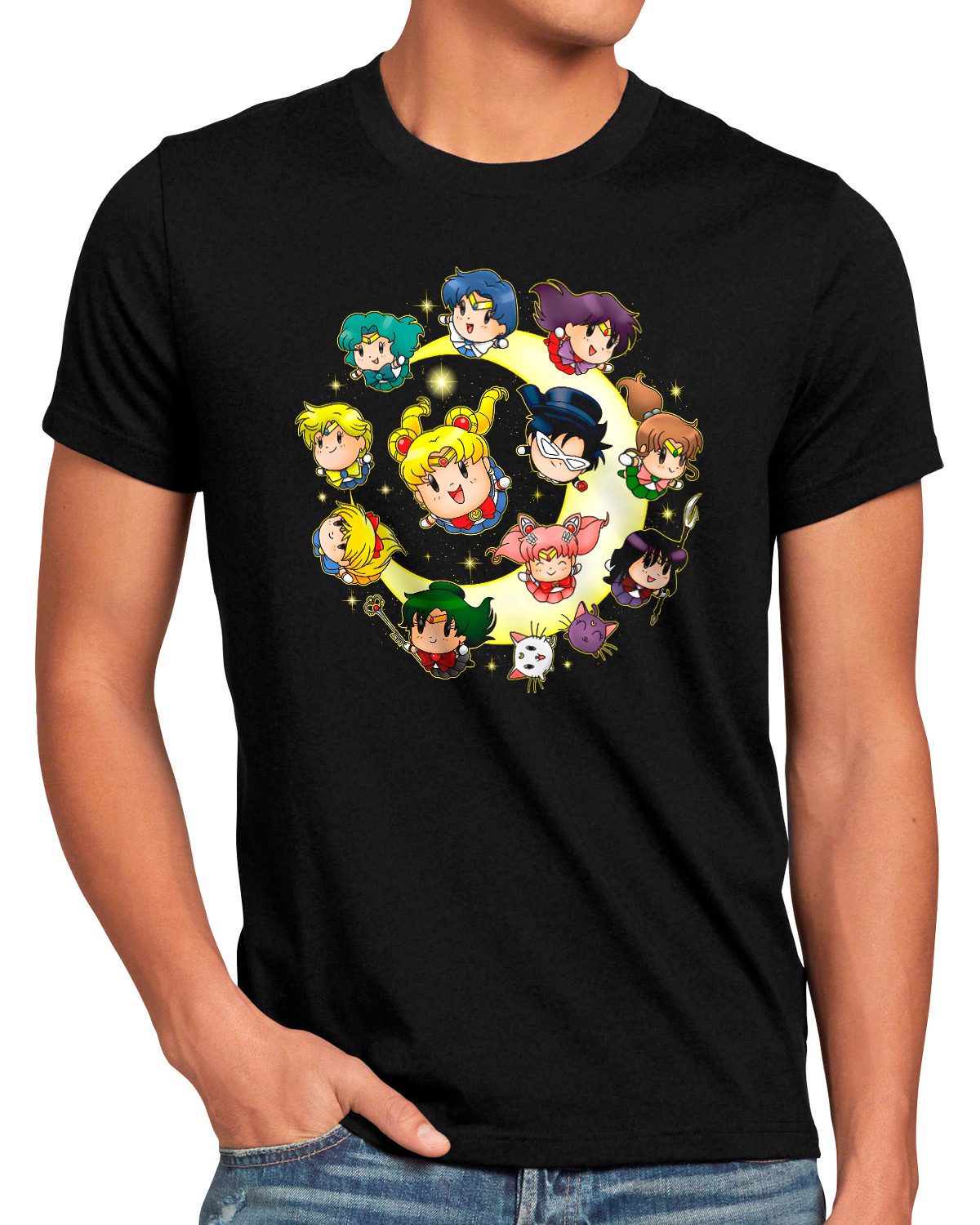 style3 T-Shirt Rescuing Universe sailor moon anime manga cosplay