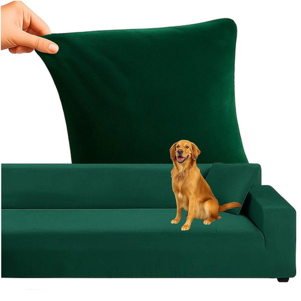 Ruhhy Sofabezug Ecksofabezug Kissenbezug 45x45 cm, ist nicht durchscheinend und schützt effektiv vor Abnutzung