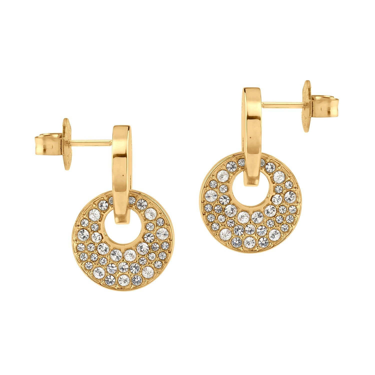 Guess Paar Ohrhänger Damen-Two Links Pavée günstig online kaufen